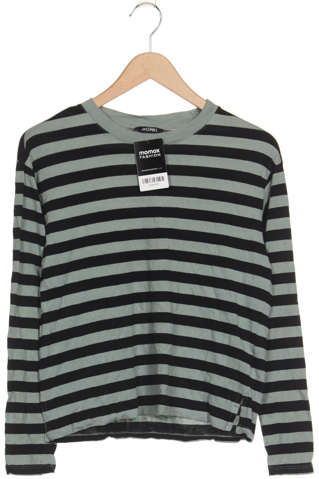 

Monki Damen Langarmshirt, marineblau, Gr. 34