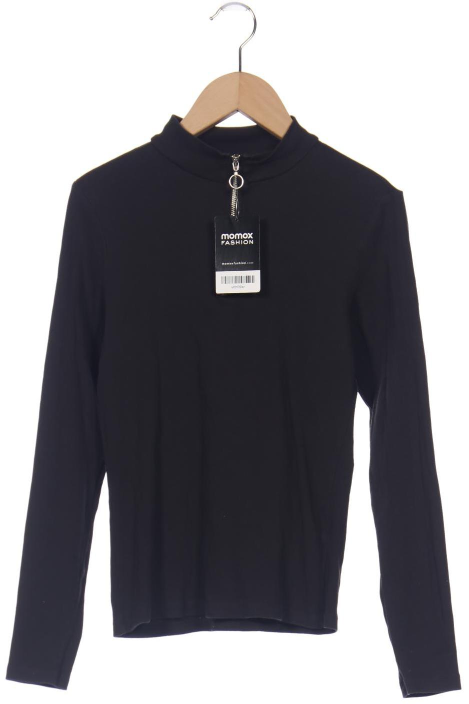 

Monki Damen Langarmshirt, schwarz, Gr. 38