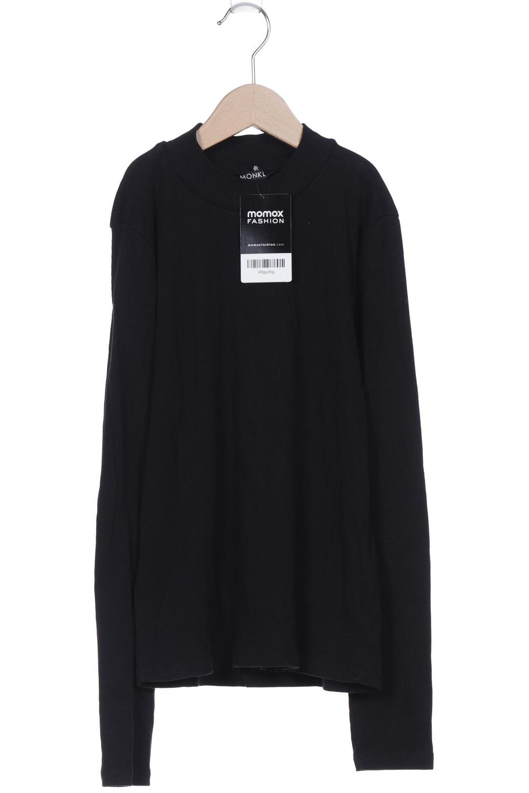 

Monki Damen Langarmshirt, schwarz, Gr. 36