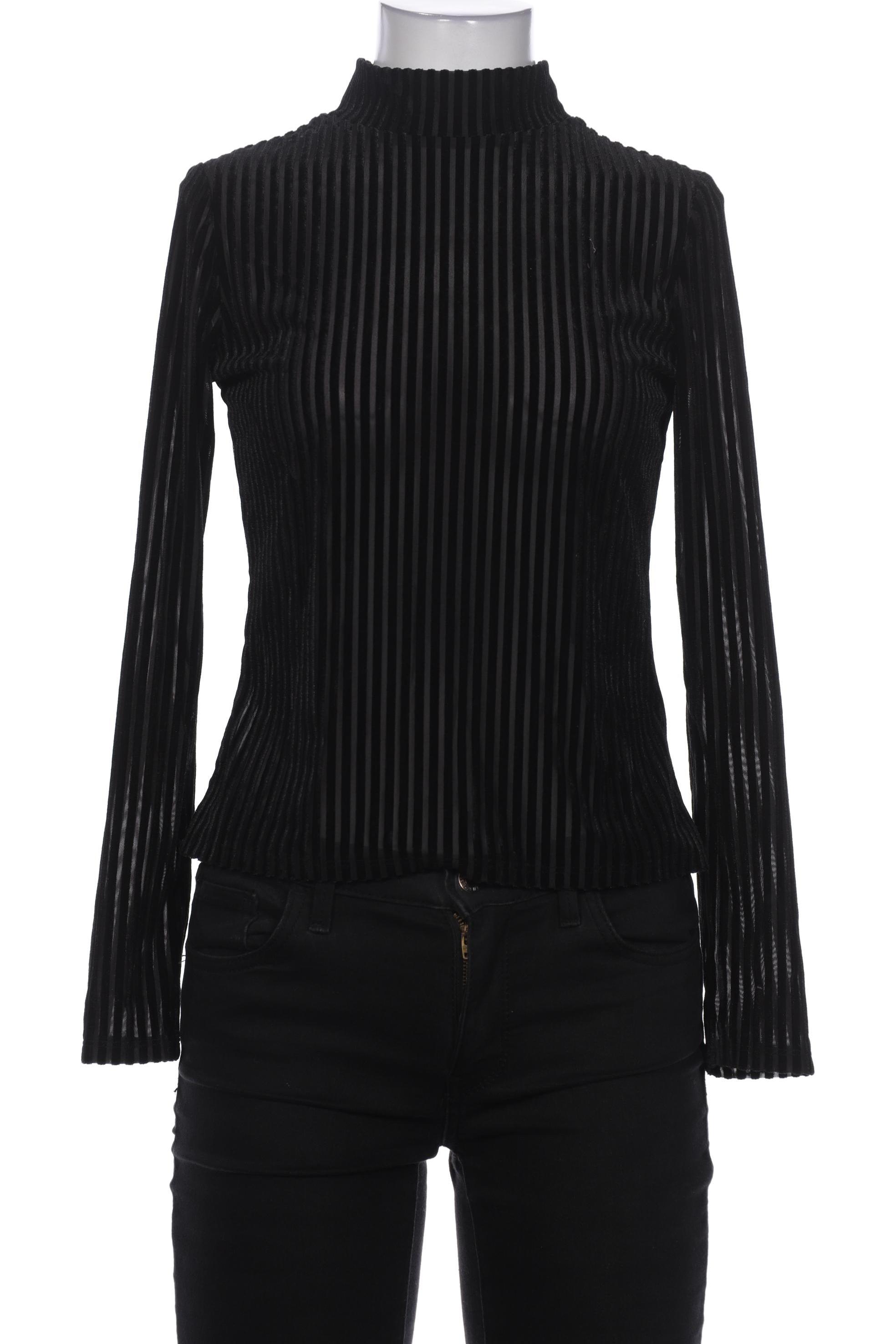 

Monki Damen Langarmshirt, schwarz, Gr. 36