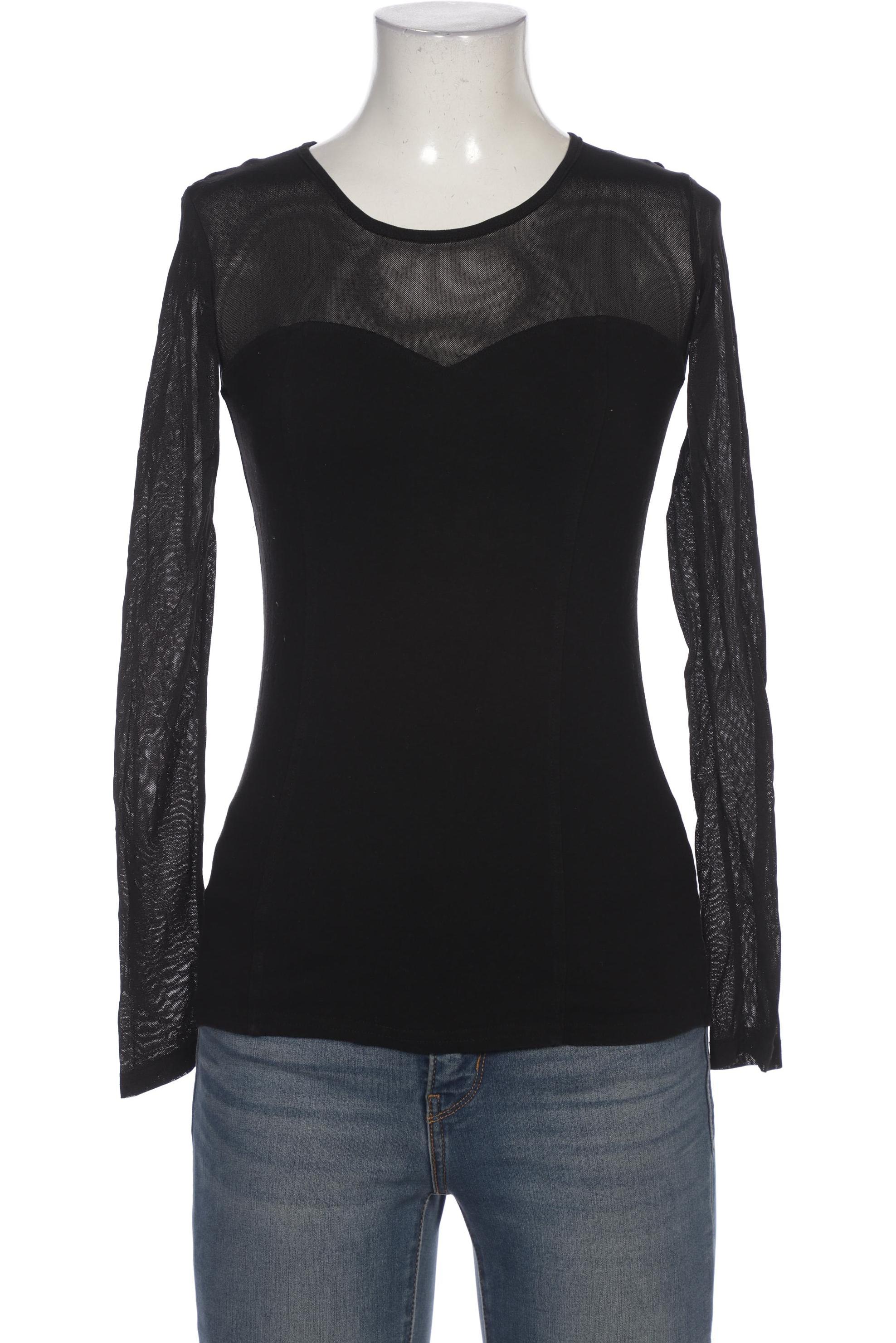 

Monki Damen Langarmshirt, schwarz, Gr. 38