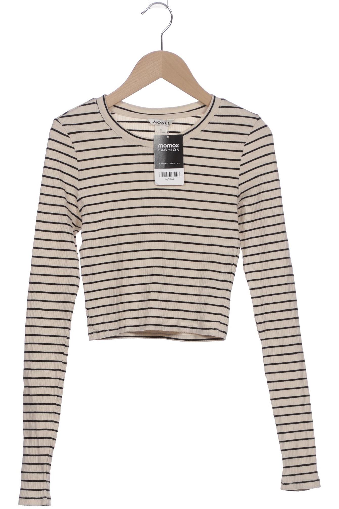 

Monki Damen Langarmshirt, cremeweiß, Gr. 36