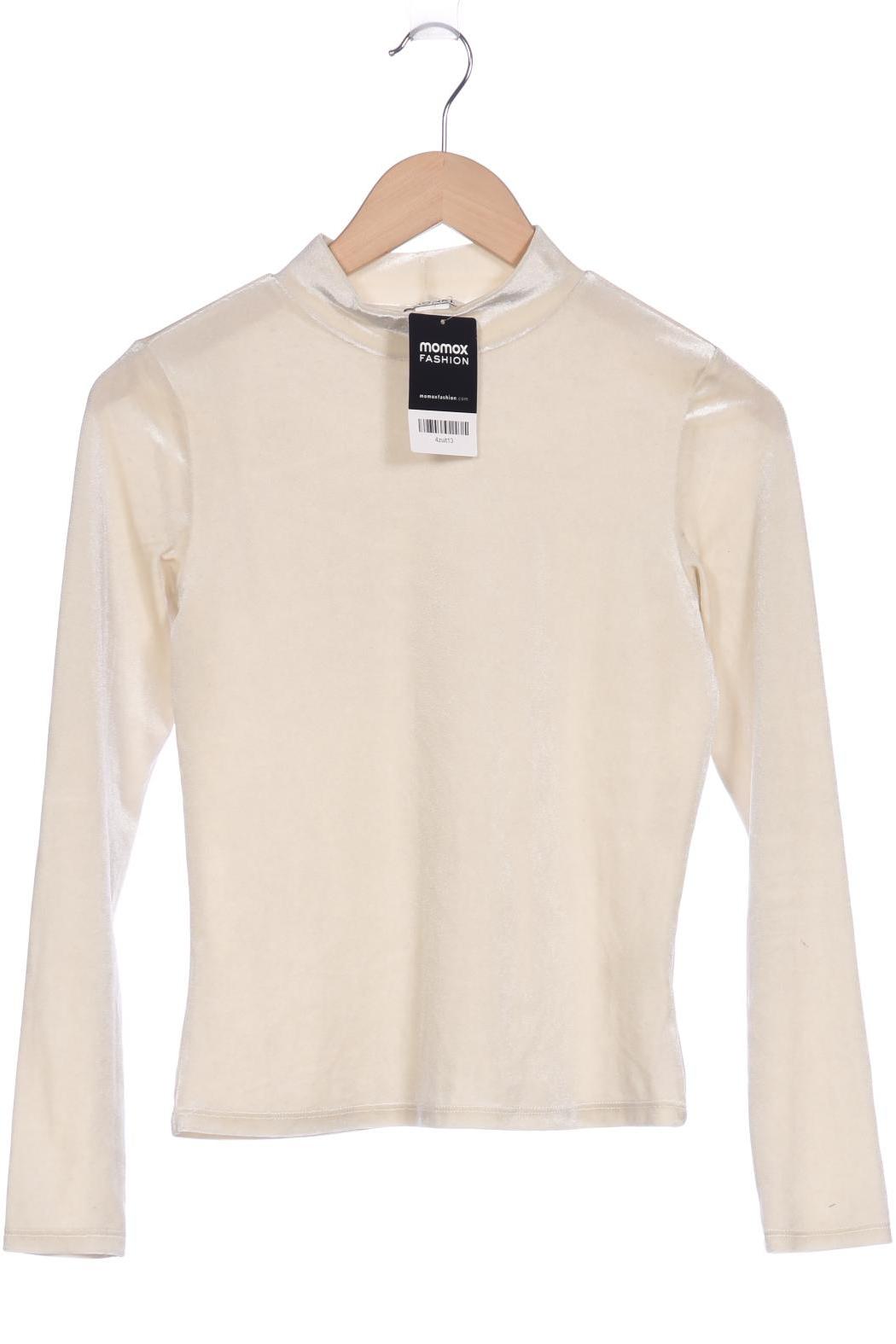 

Monki Damen Langarmshirt, cremeweiß, Gr. 36