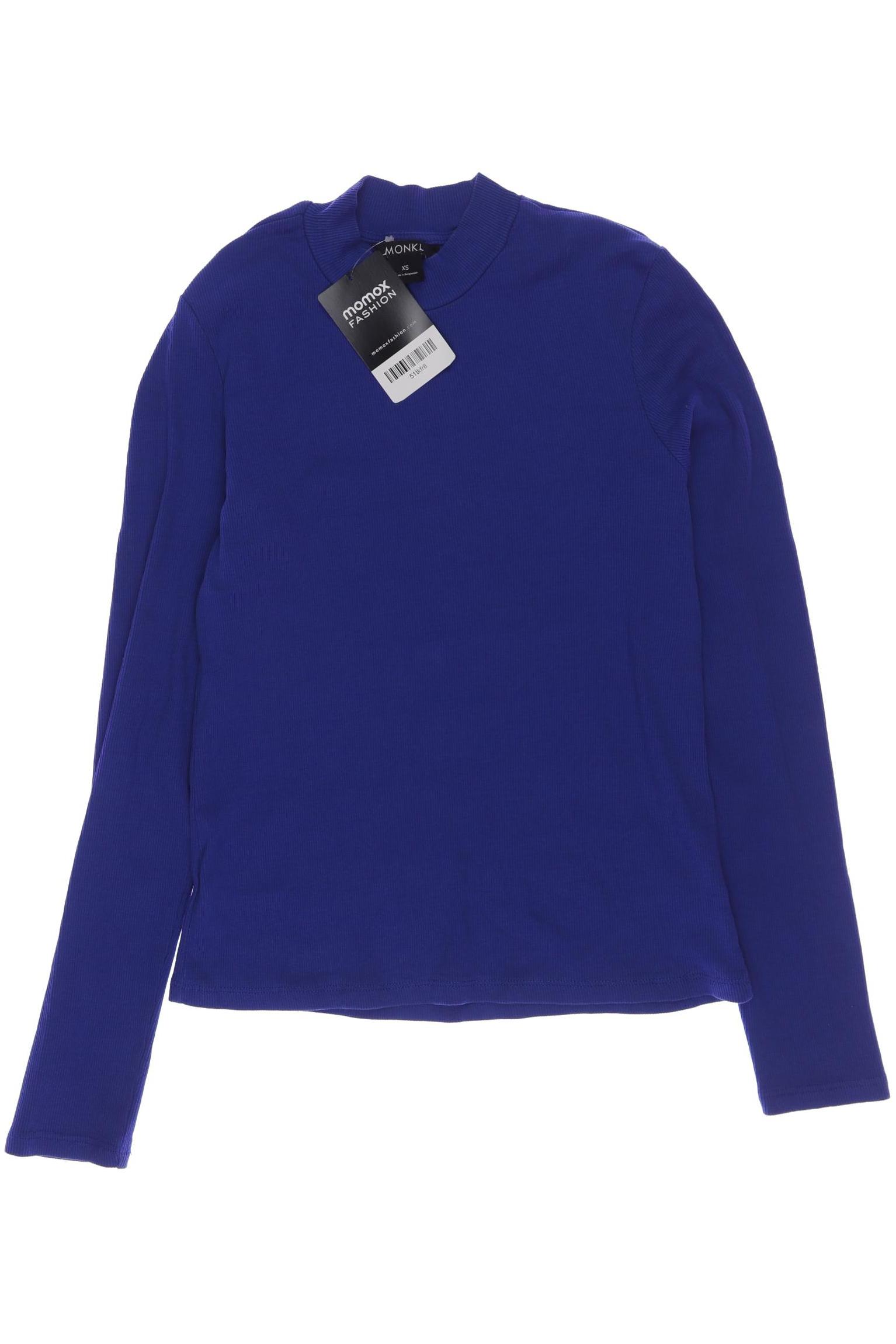 

MONKI Damen Langarmshirt, blau