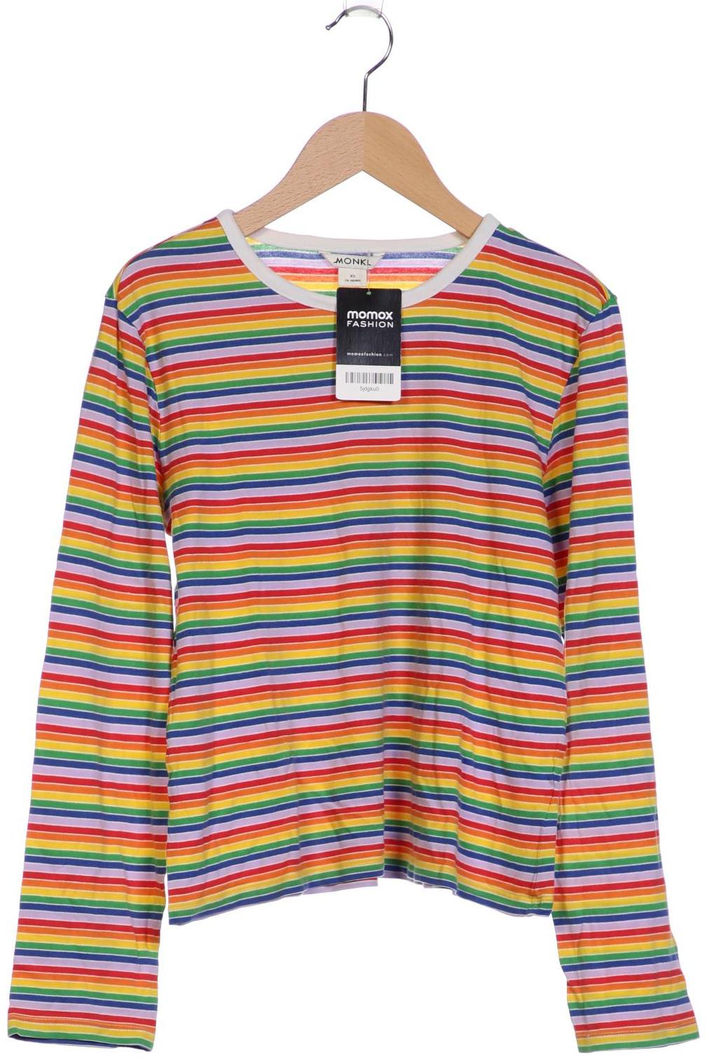 

Monki Damen Langarmshirt, mehrfarbig, Gr. 34