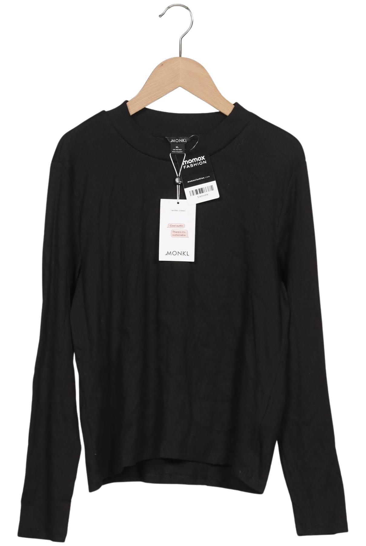 

Monki Damen Langarmshirt, schwarz, Gr. 44