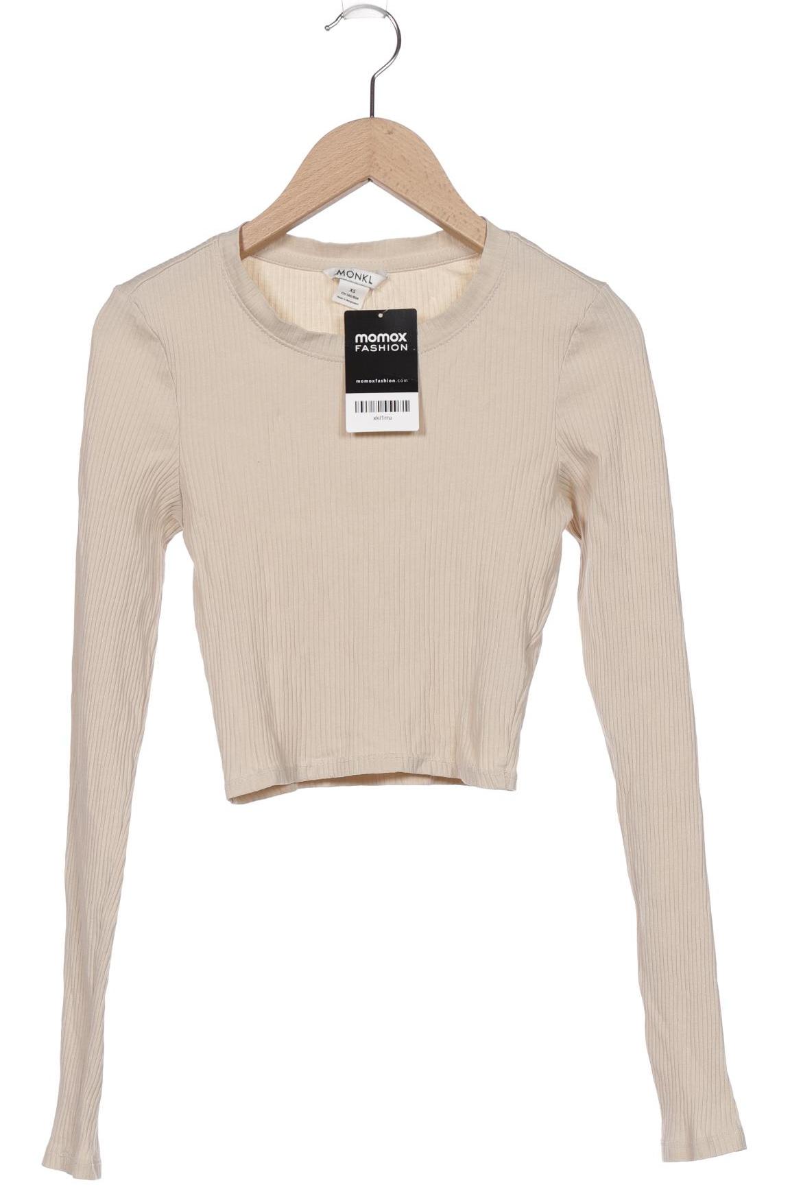 

Monki Damen Langarmshirt, beige, Gr. 34