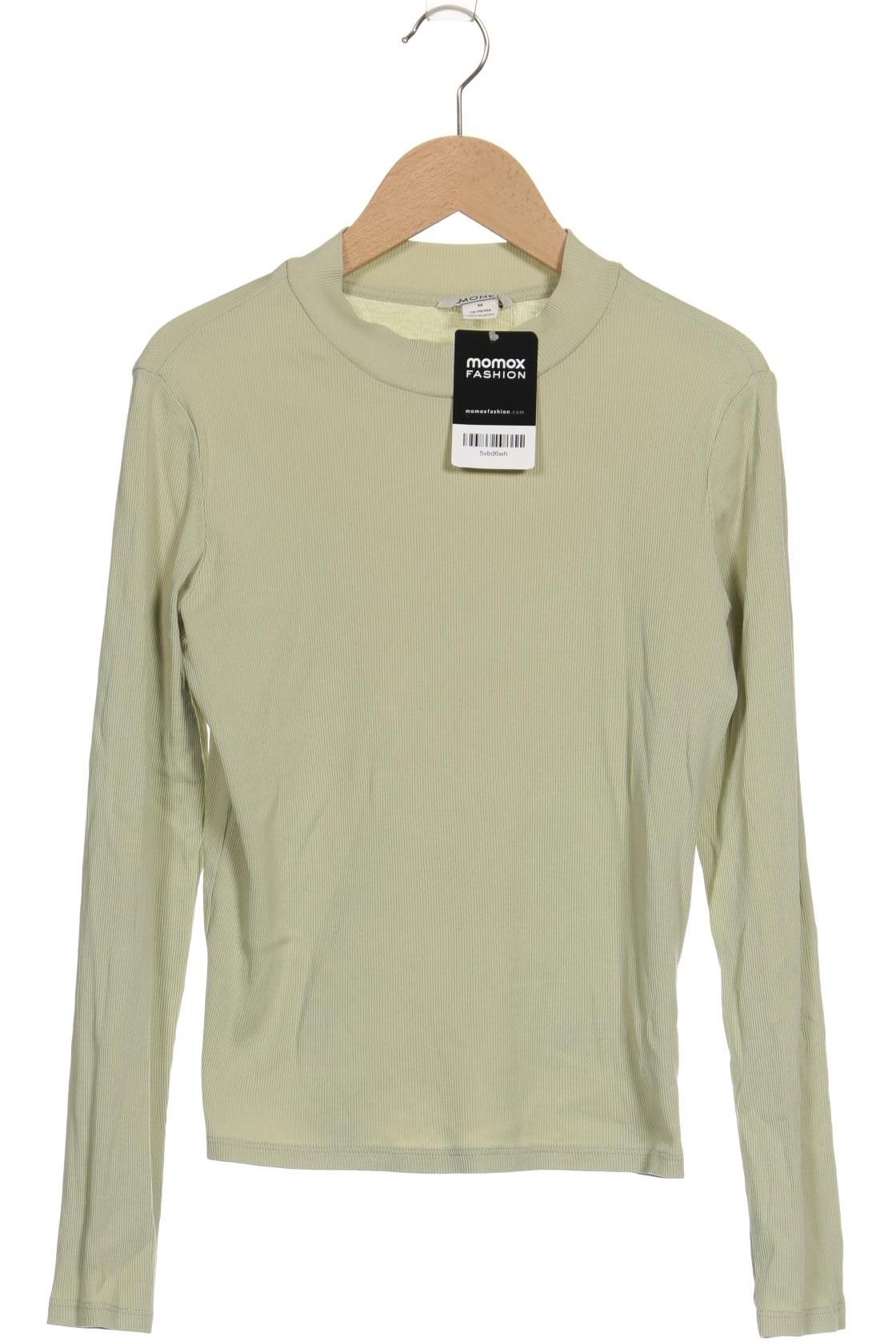 

Monki Damen Langarmshirt, hellgrün, Gr. 38