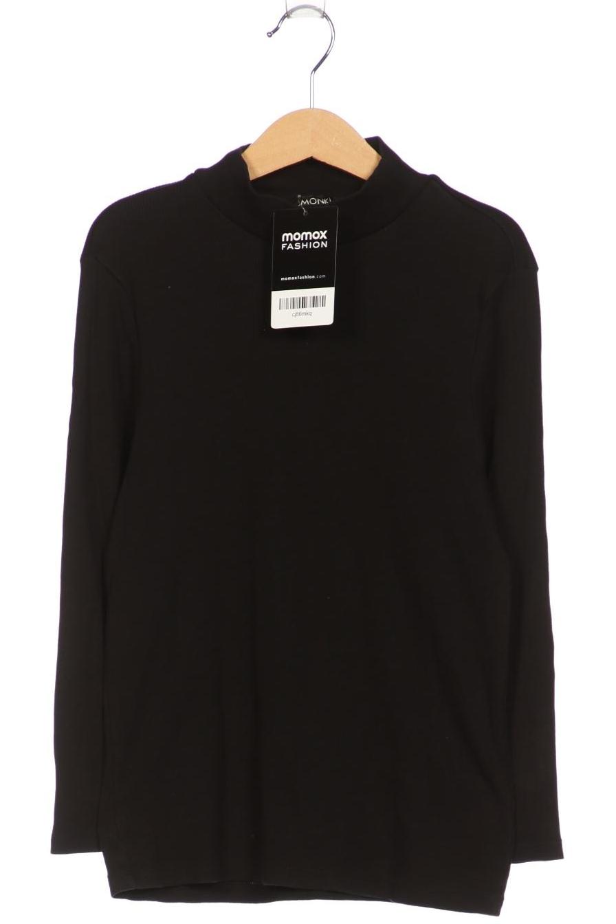 

Monki Damen Langarmshirt, schwarz, Gr. 36