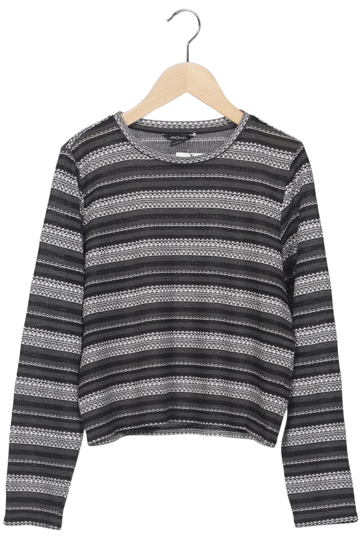 

Monki Damen Langarmshirt, grau, Gr. 42