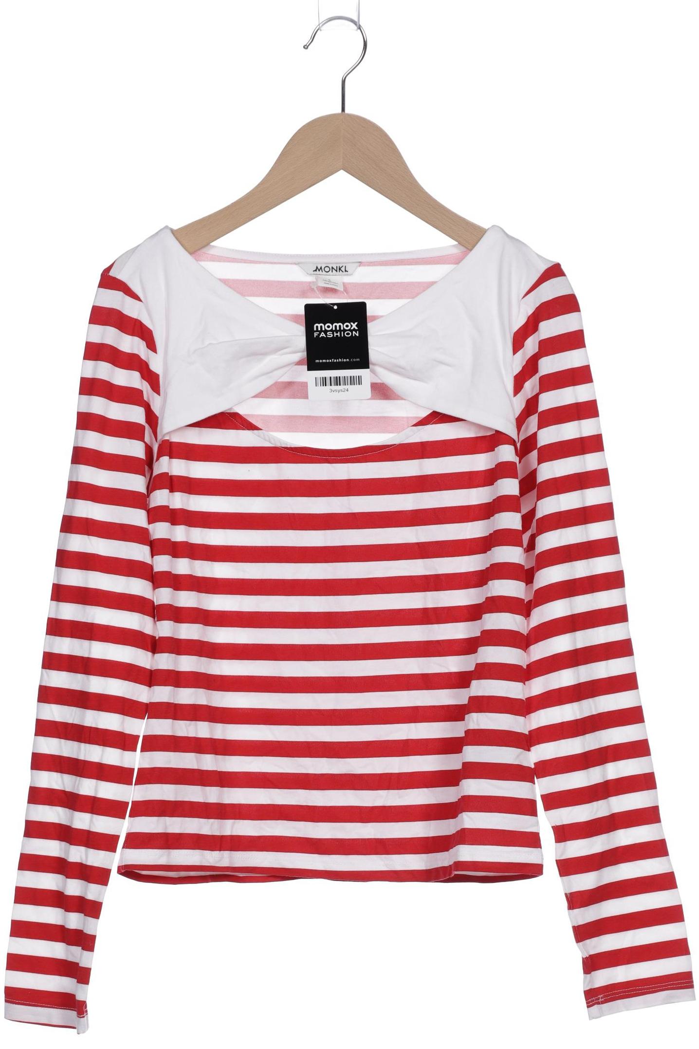 

Monki Damen Langarmshirt, rot, Gr. 36