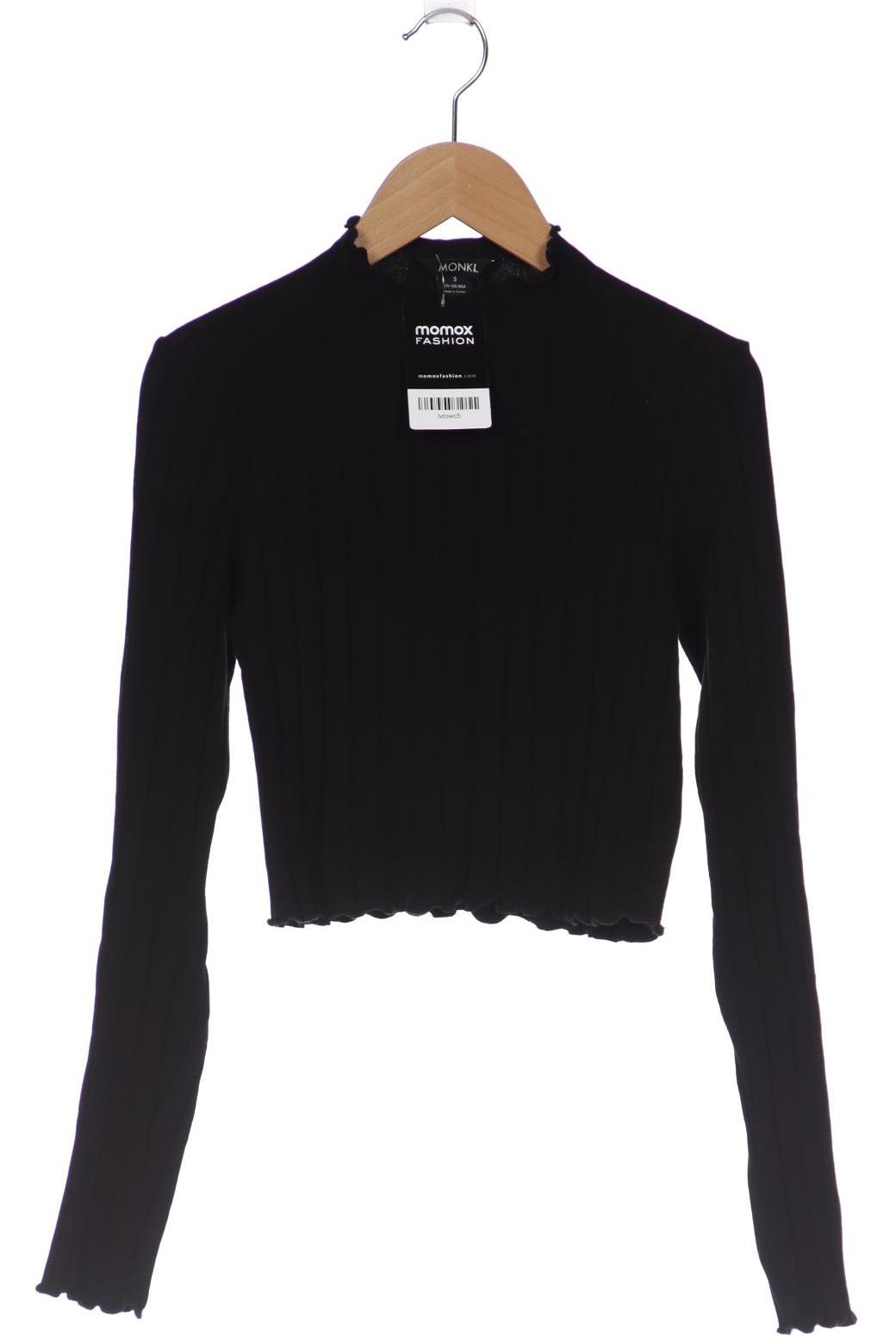 

MONKI Damen Langarmshirt, schwarz