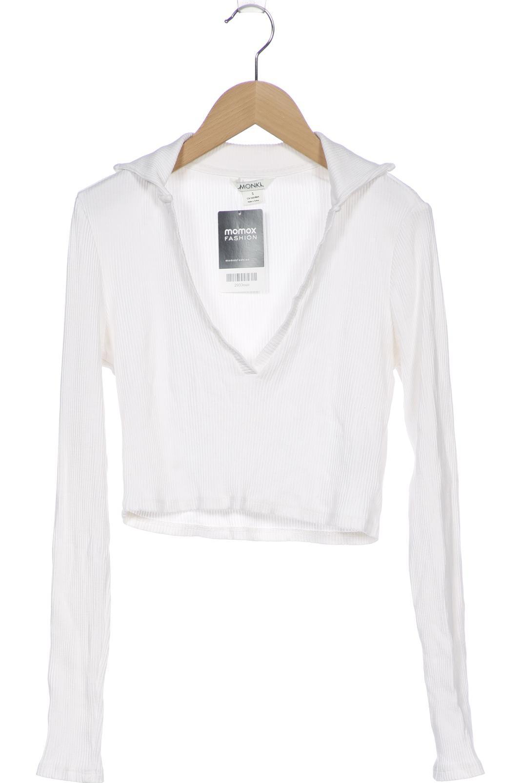 

Monki Damen Langarmshirt, cremeweiß, Gr. 36