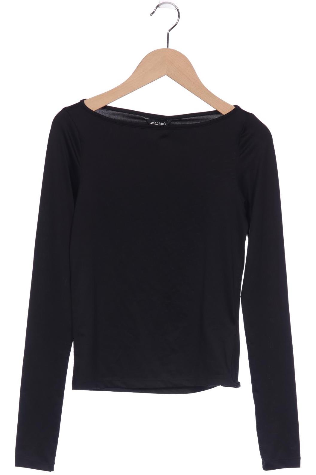 

MONKI Damen Langarmshirt, schwarz