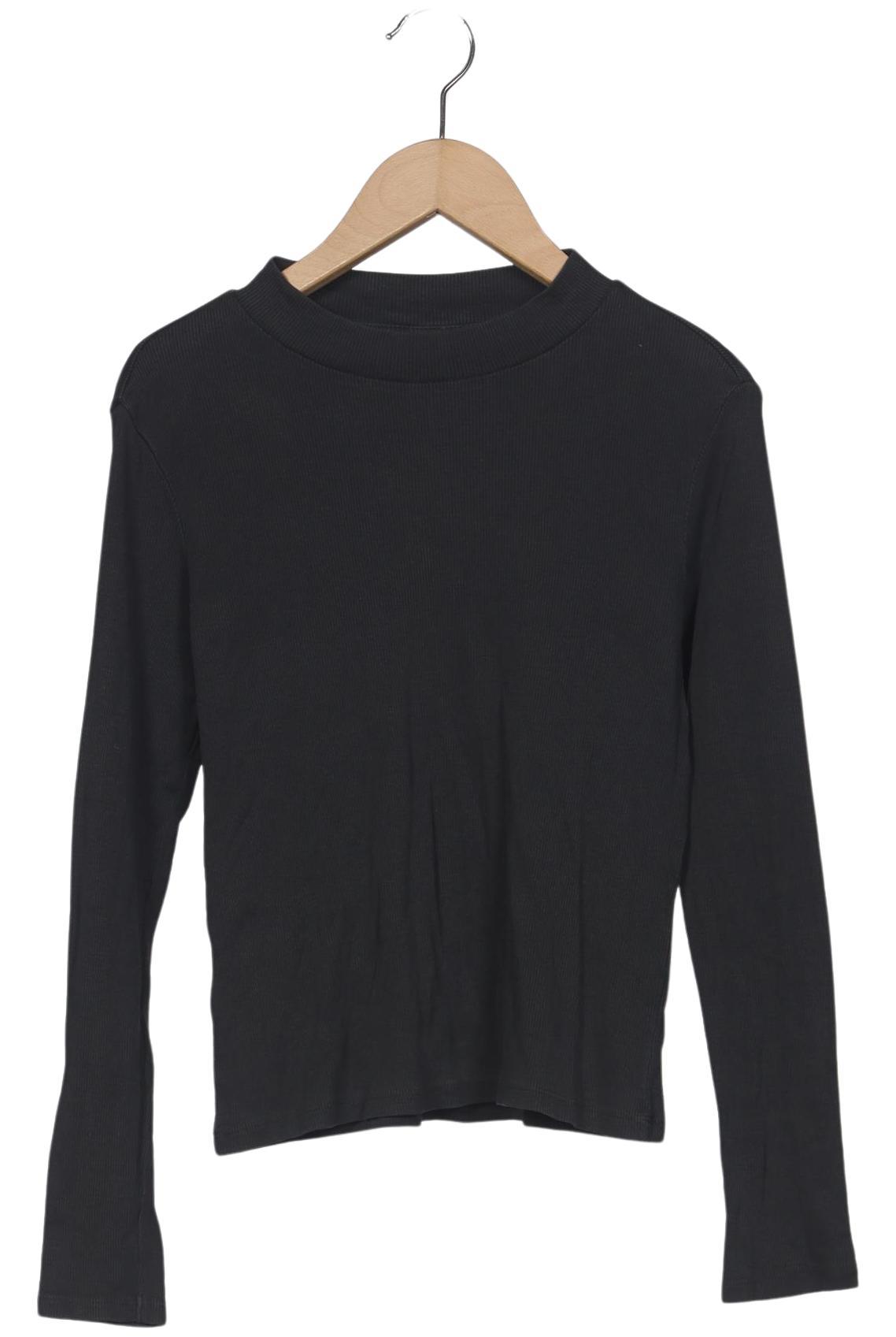 

Monki Damen Langarmshirt, schwarz, Gr. 36