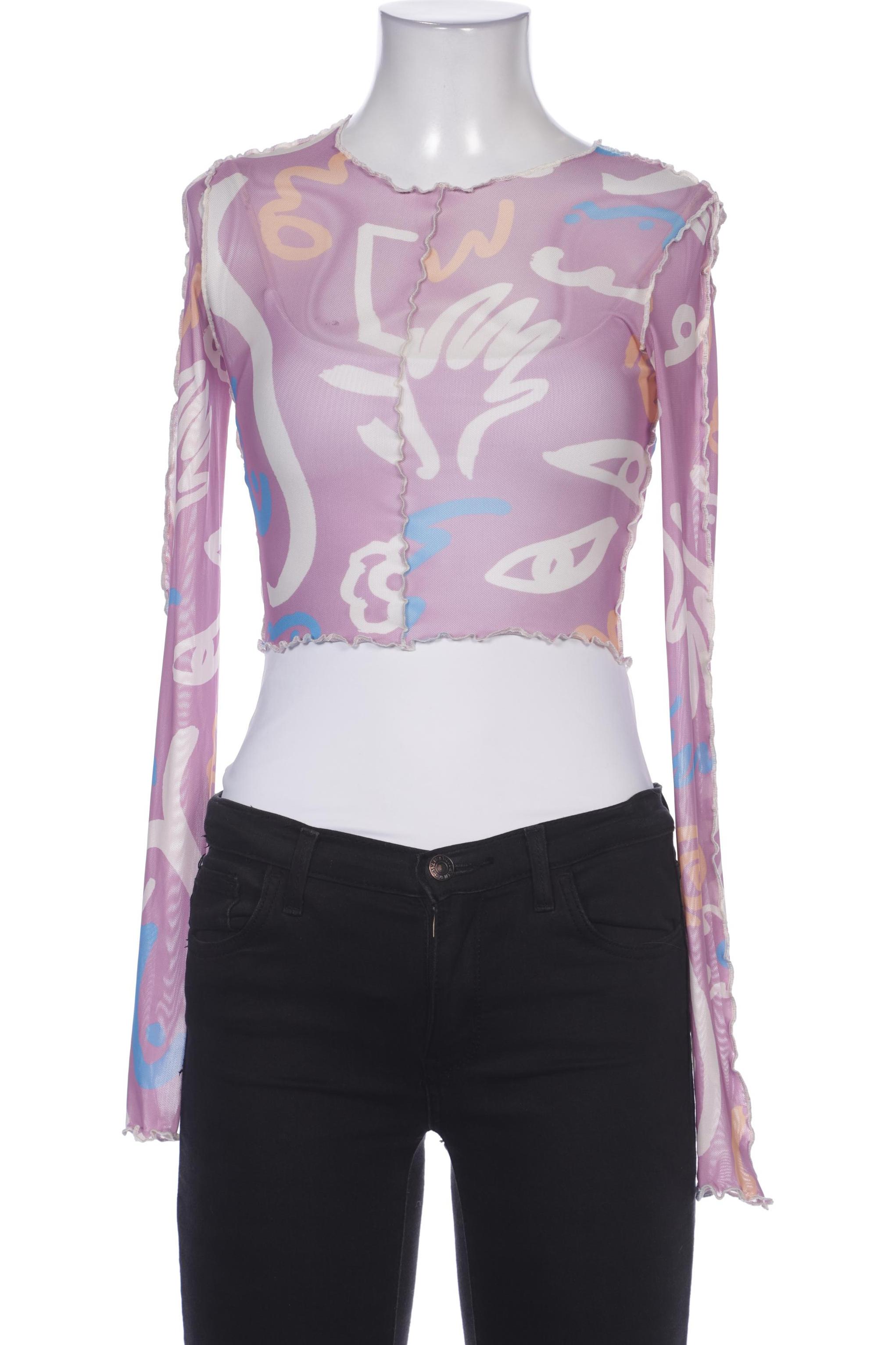 

Monki Damen Langarmshirt, pink, Gr. 34