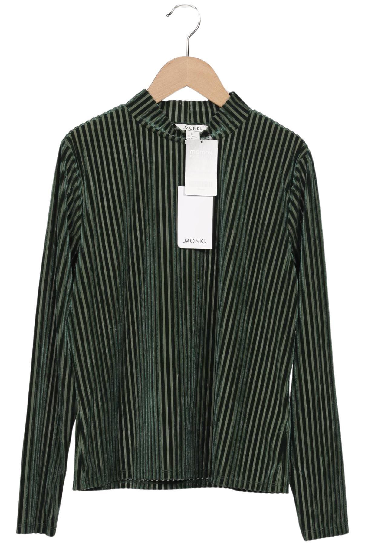 

Monki Damen Langarmshirt, grün, Gr. 44