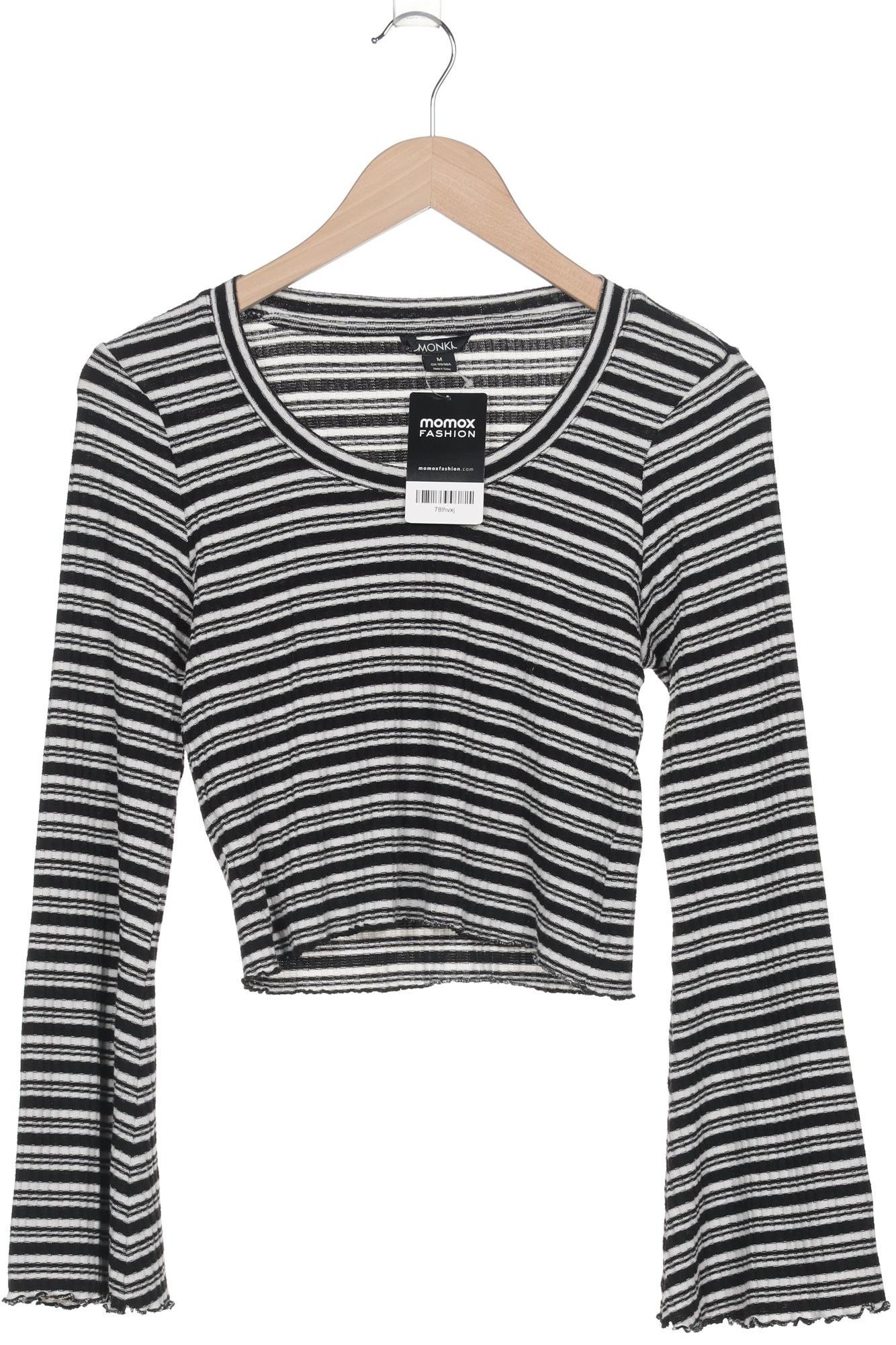 

Monki Damen Langarmshirt, schwarz, Gr. 38