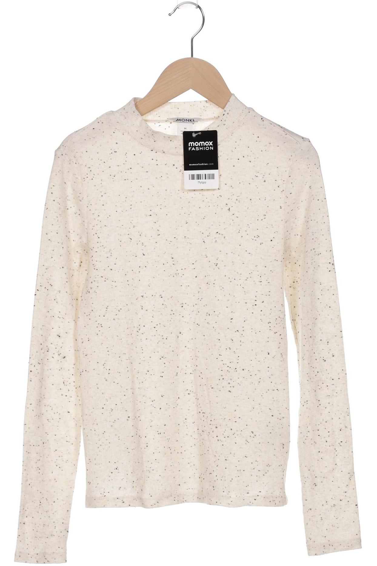 

Monki Damen Langarmshirt, cremeweiß, Gr. 38