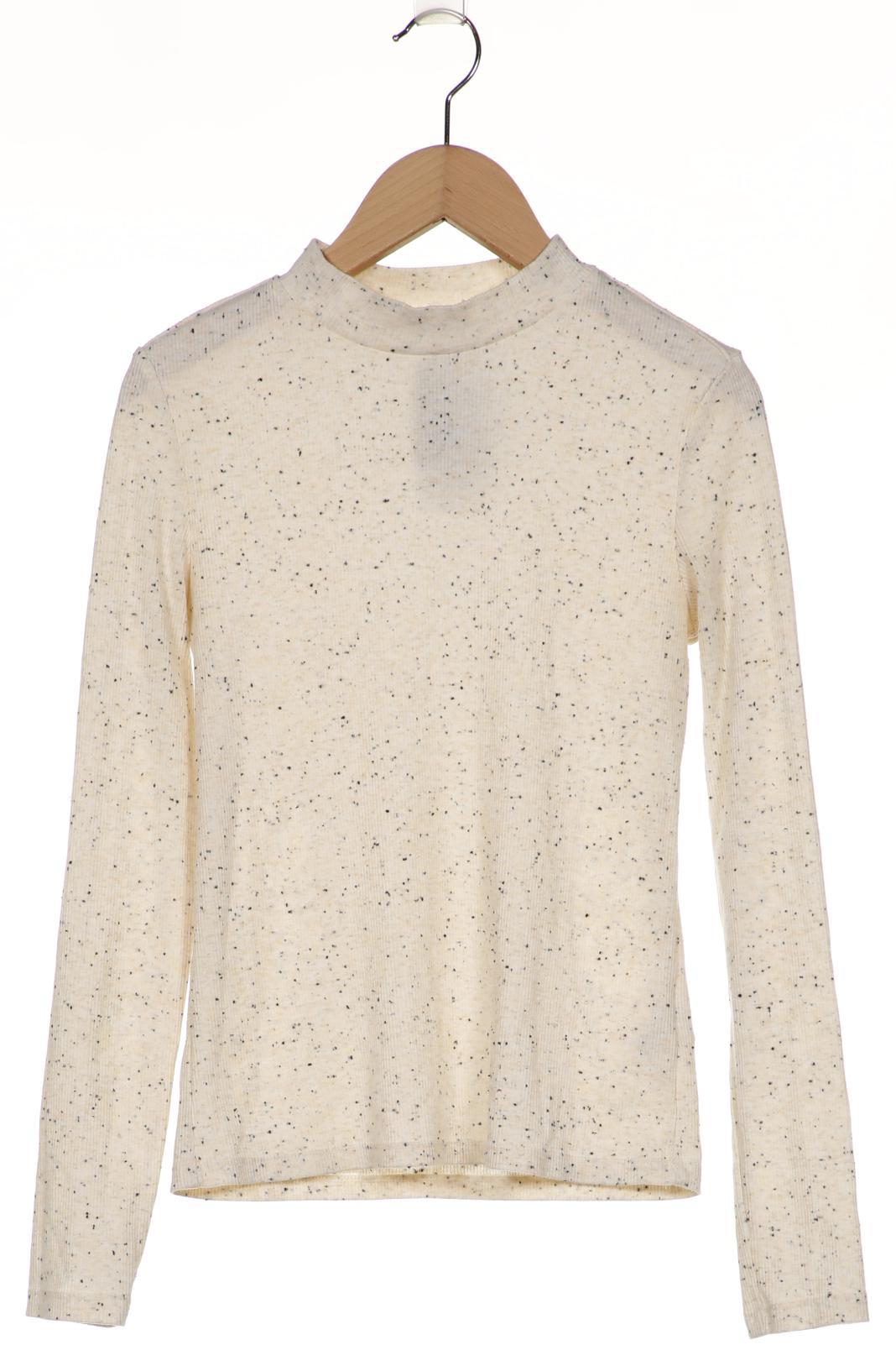 

Monki Damen Langarmshirt, cremeweiß, Gr. 36
