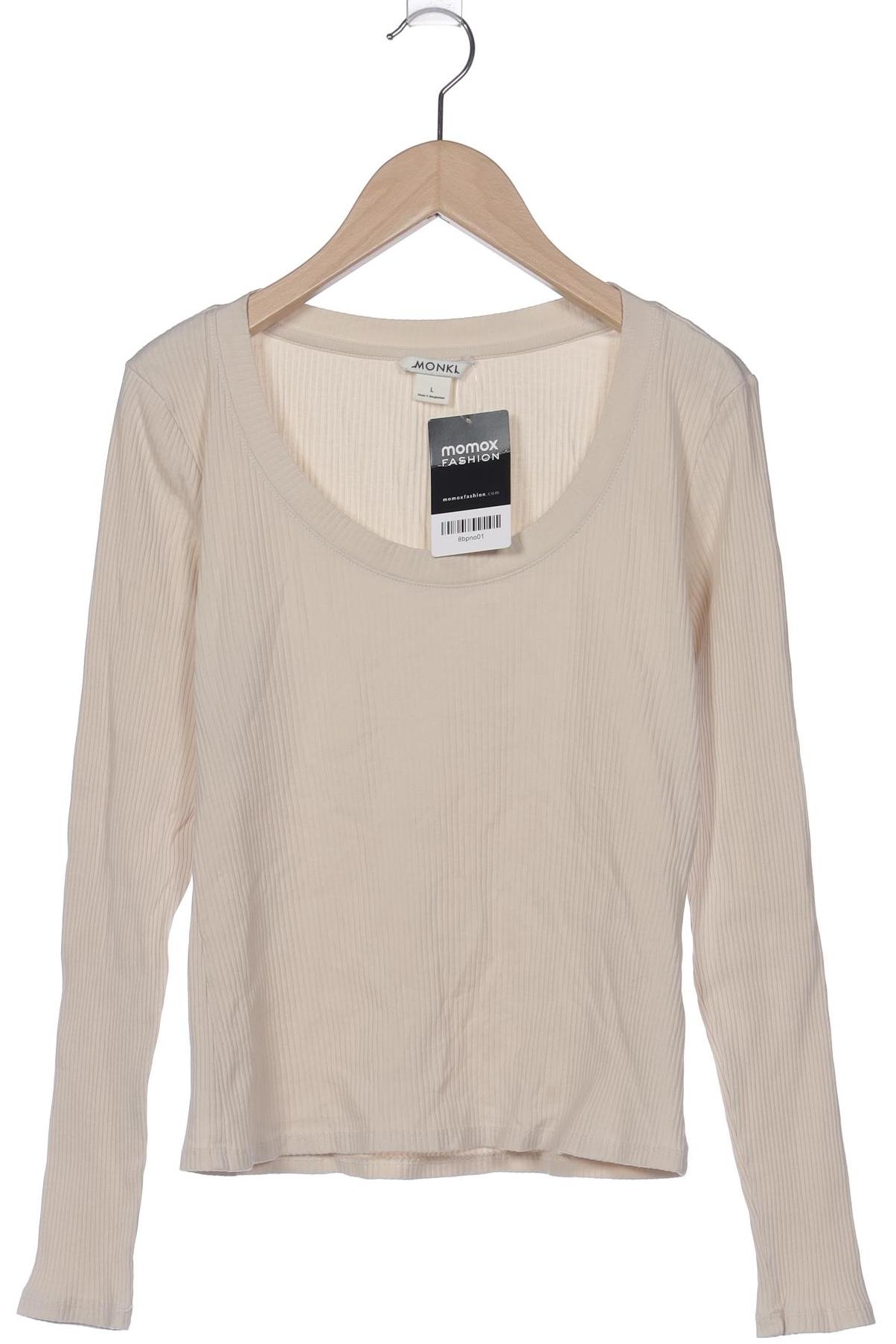 

Monki Damen Langarmshirt, cremeweiß, Gr. 42