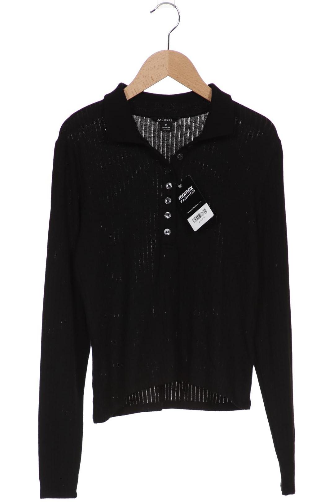 

Monki Damen Langarmshirt, schwarz, Gr. 38