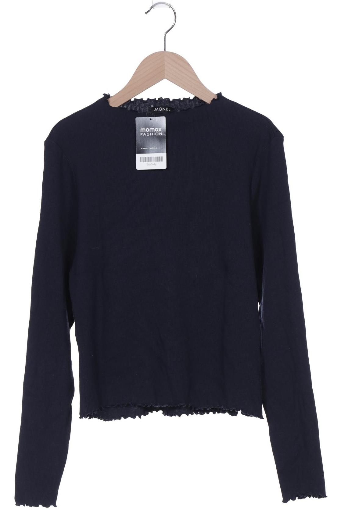 

Monki Damen Langarmshirt, marineblau, Gr. 42