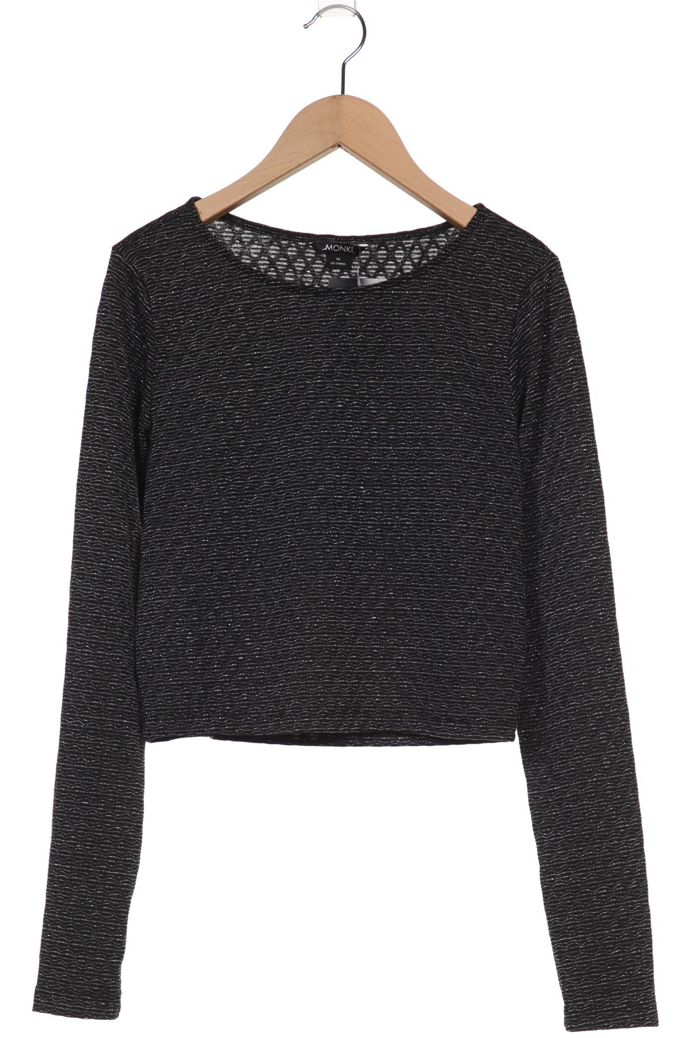 

MONKI Damen Langarmshirt, schwarz