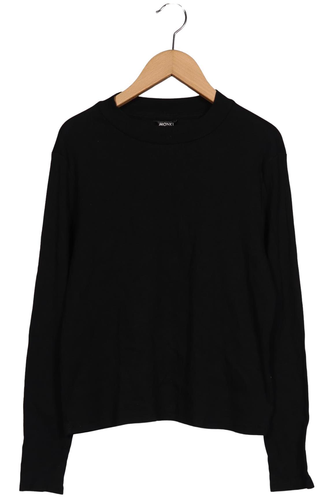 

Monki Damen Langarmshirt, schwarz, Gr. 42
