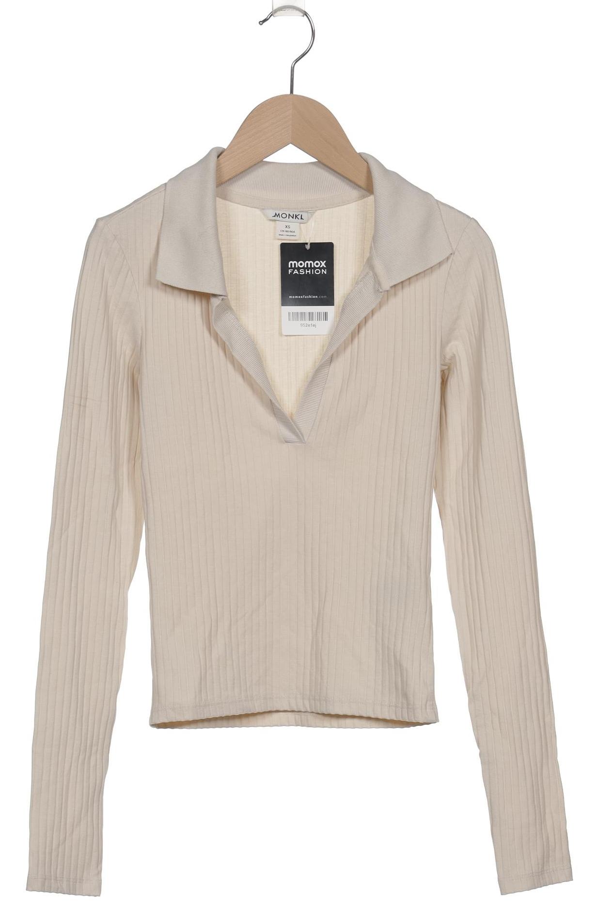 

Monki Damen Langarmshirt, beige, Gr. 34