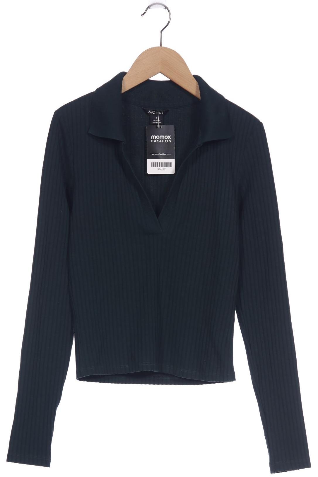 

Monki Damen Langarmshirt, grün, Gr. 36