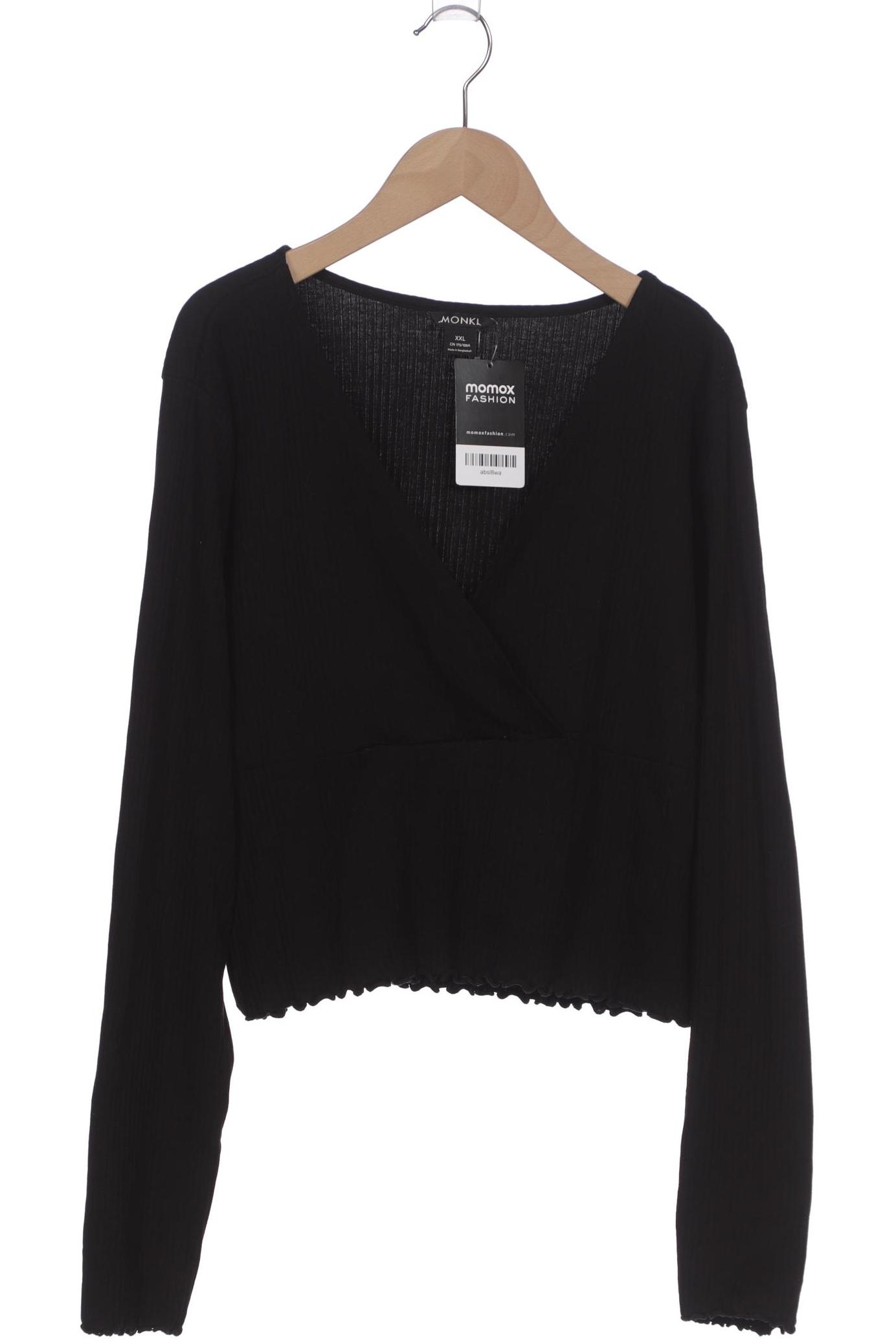 

Monki Damen Langarmshirt, schwarz, Gr. 46