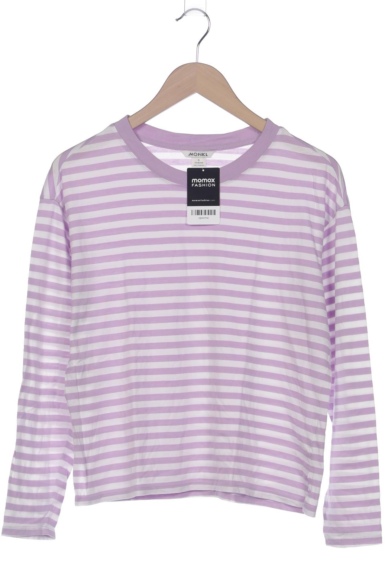 

Monki Damen Langarmshirt, weiß, Gr. 36