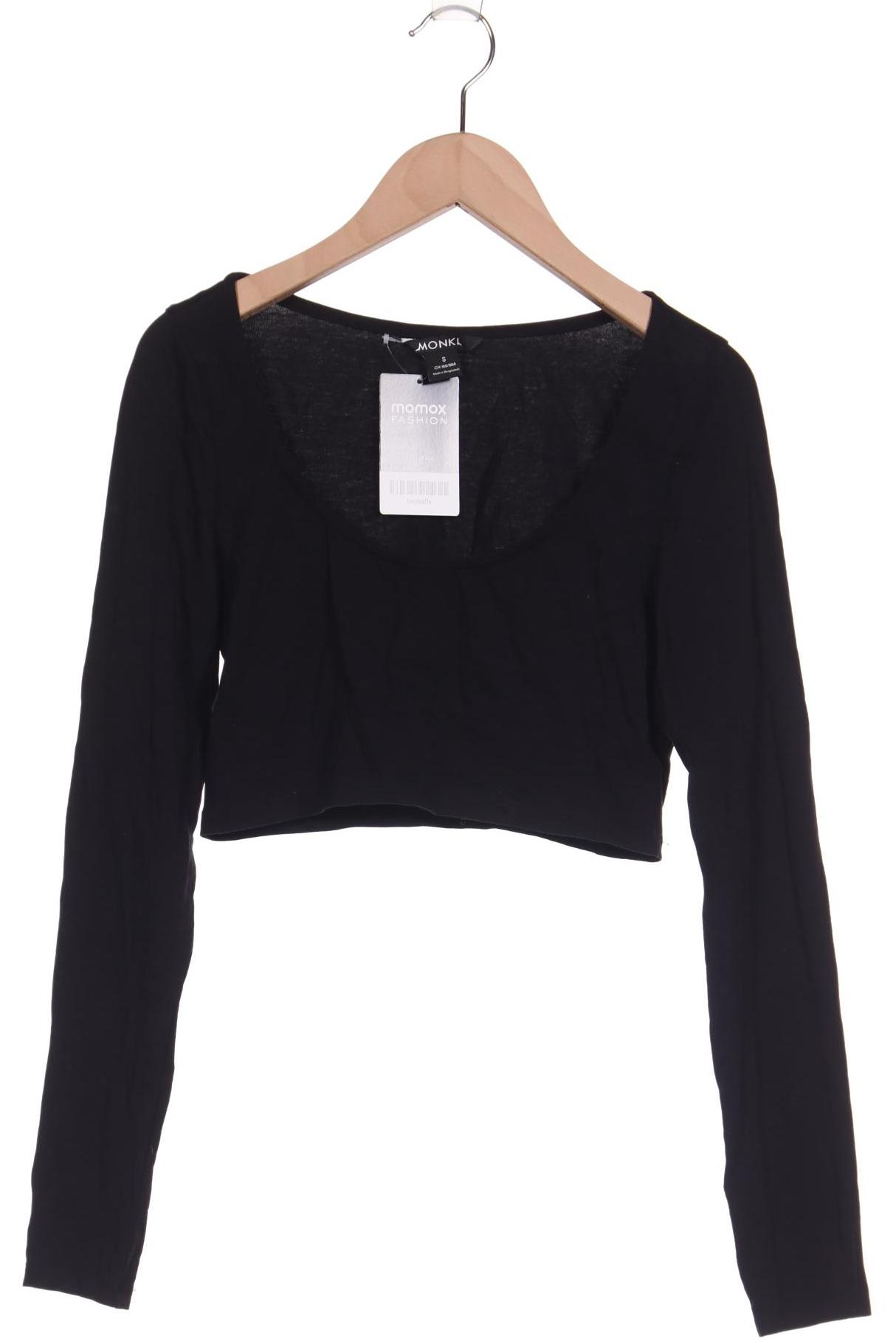 

MONKI Damen Langarmshirt, schwarz