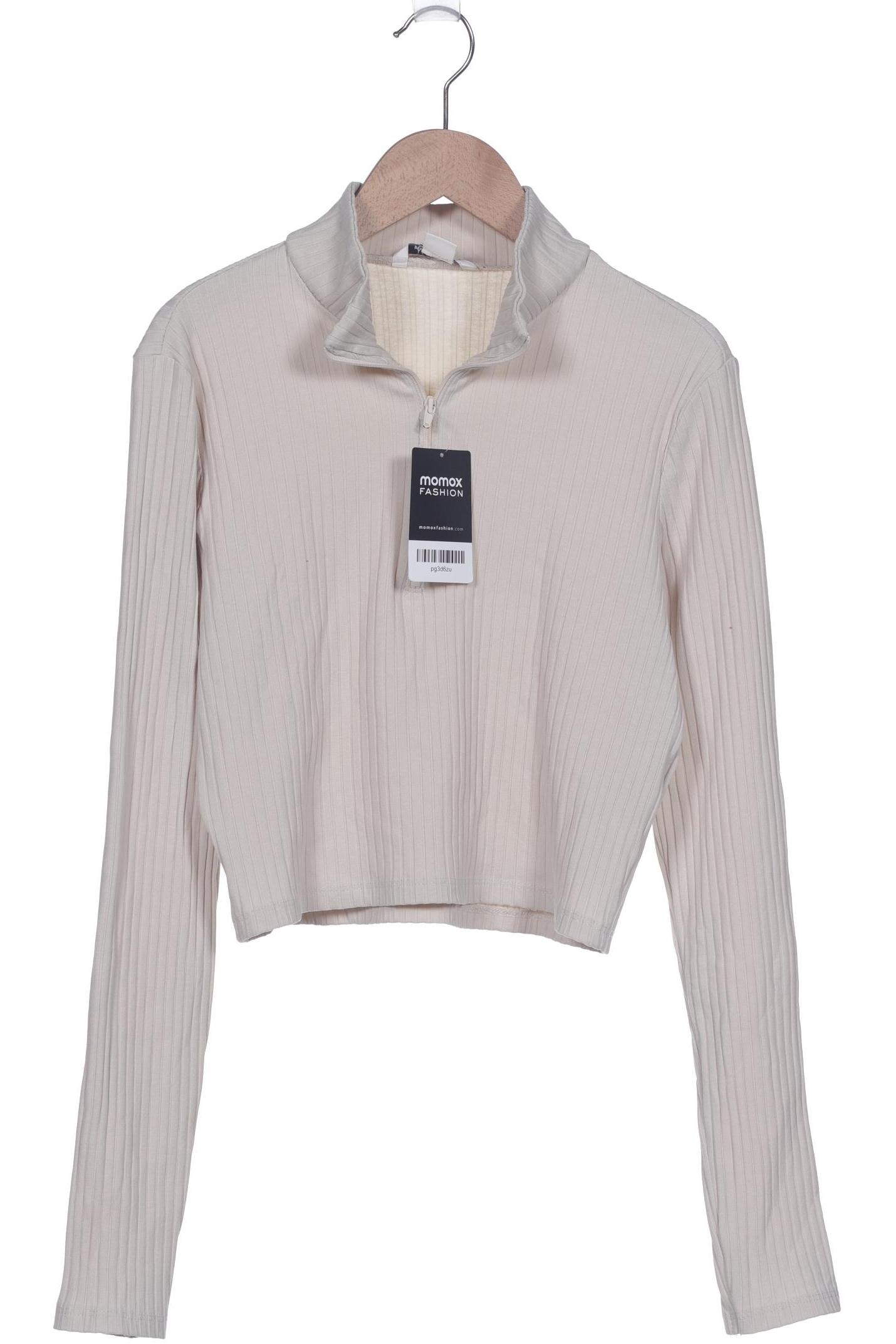 

Monki Damen Langarmshirt, cremeweiß, Gr. 36