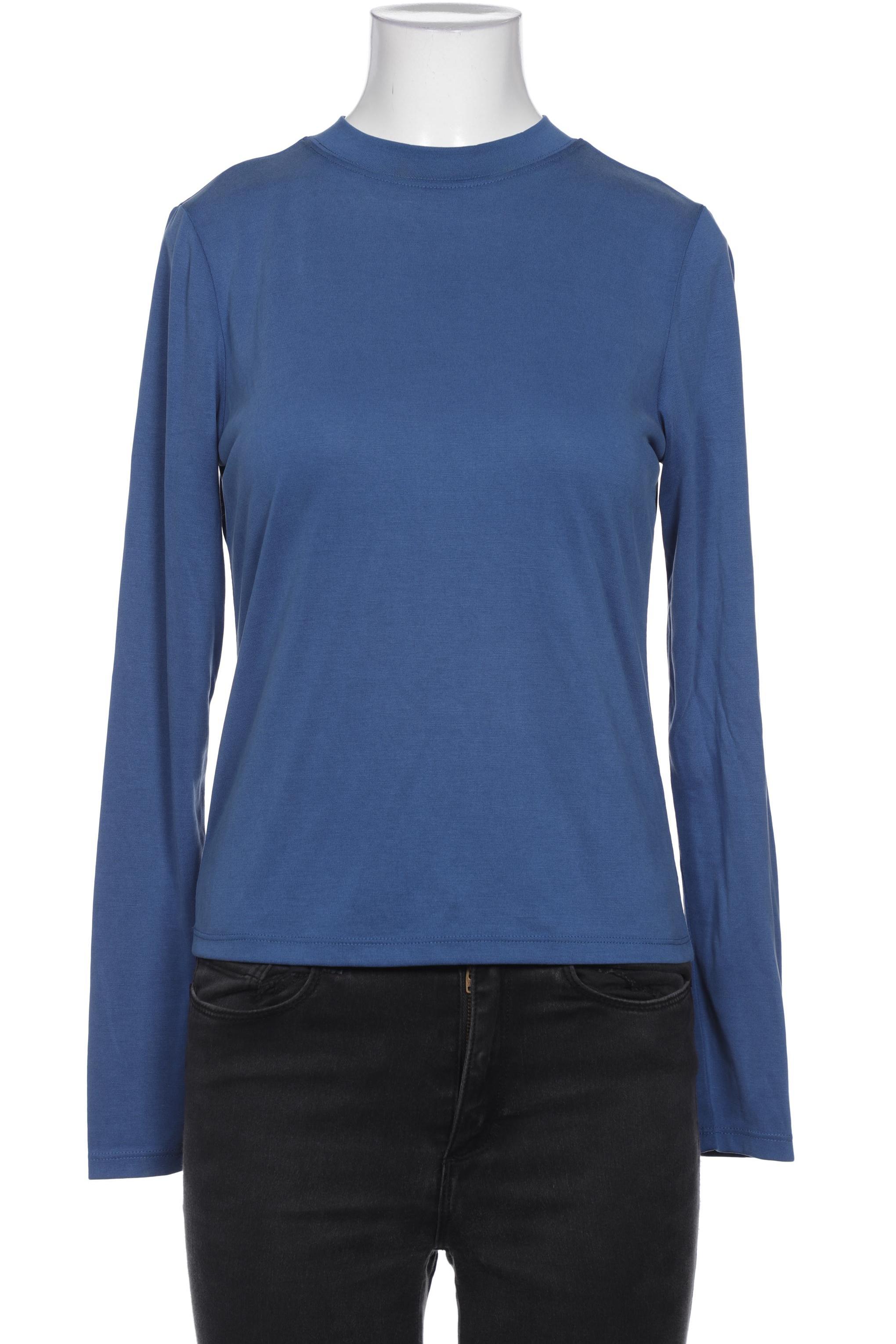 

Monki Damen Langarmshirt, blau, Gr. 36