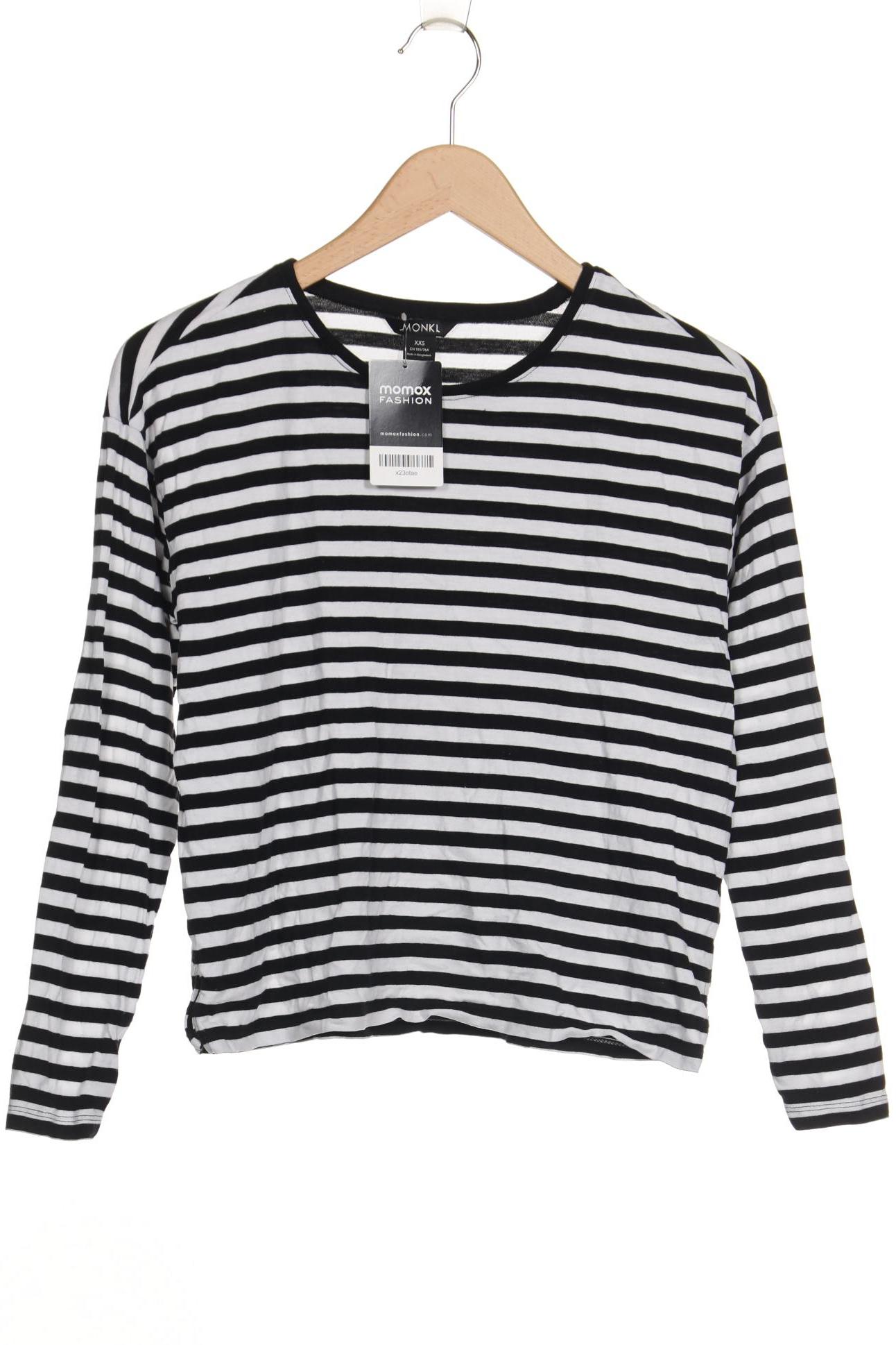 

Monki Damen Langarmshirt, schwarz, Gr. 32