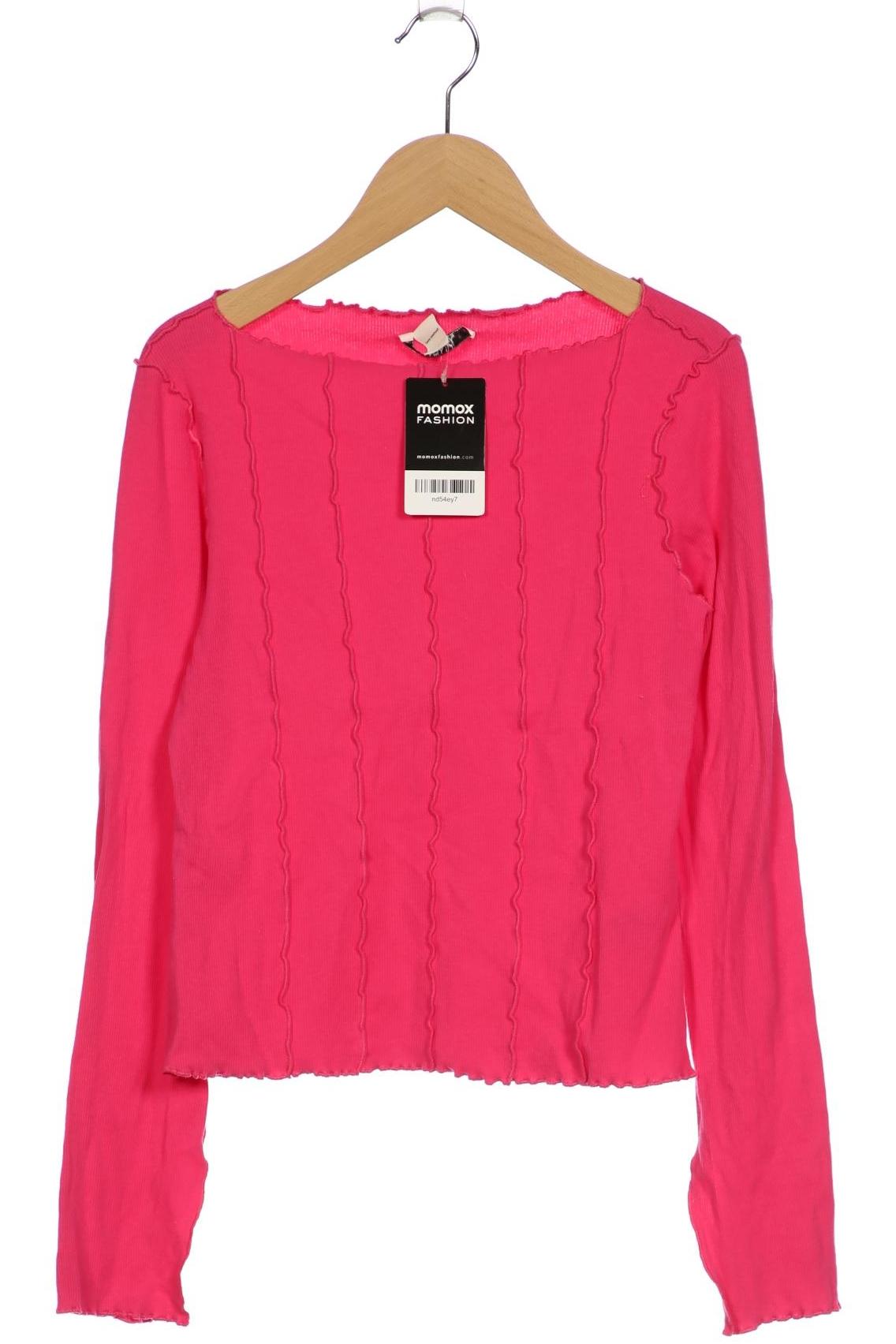 

Monki Damen Langarmshirt, pink, Gr. 38