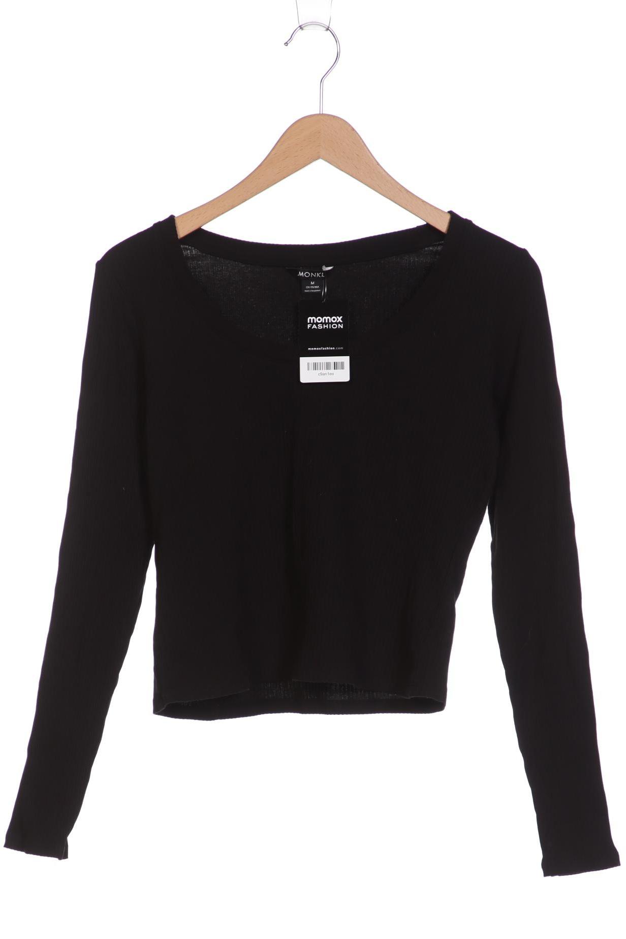 

MONKI Damen Langarmshirt, schwarz