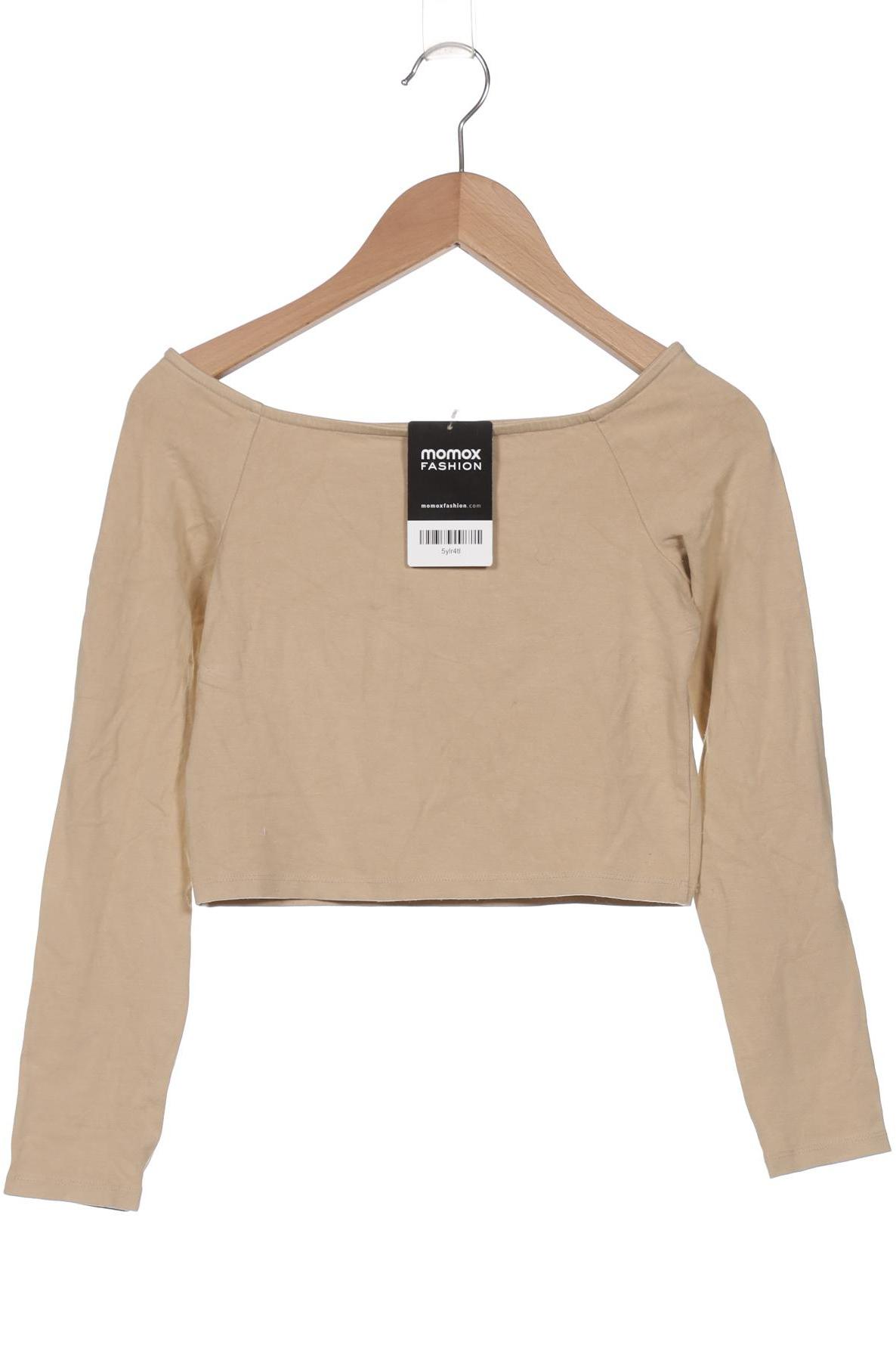

Monki Damen Langarmshirt, beige, Gr. 34