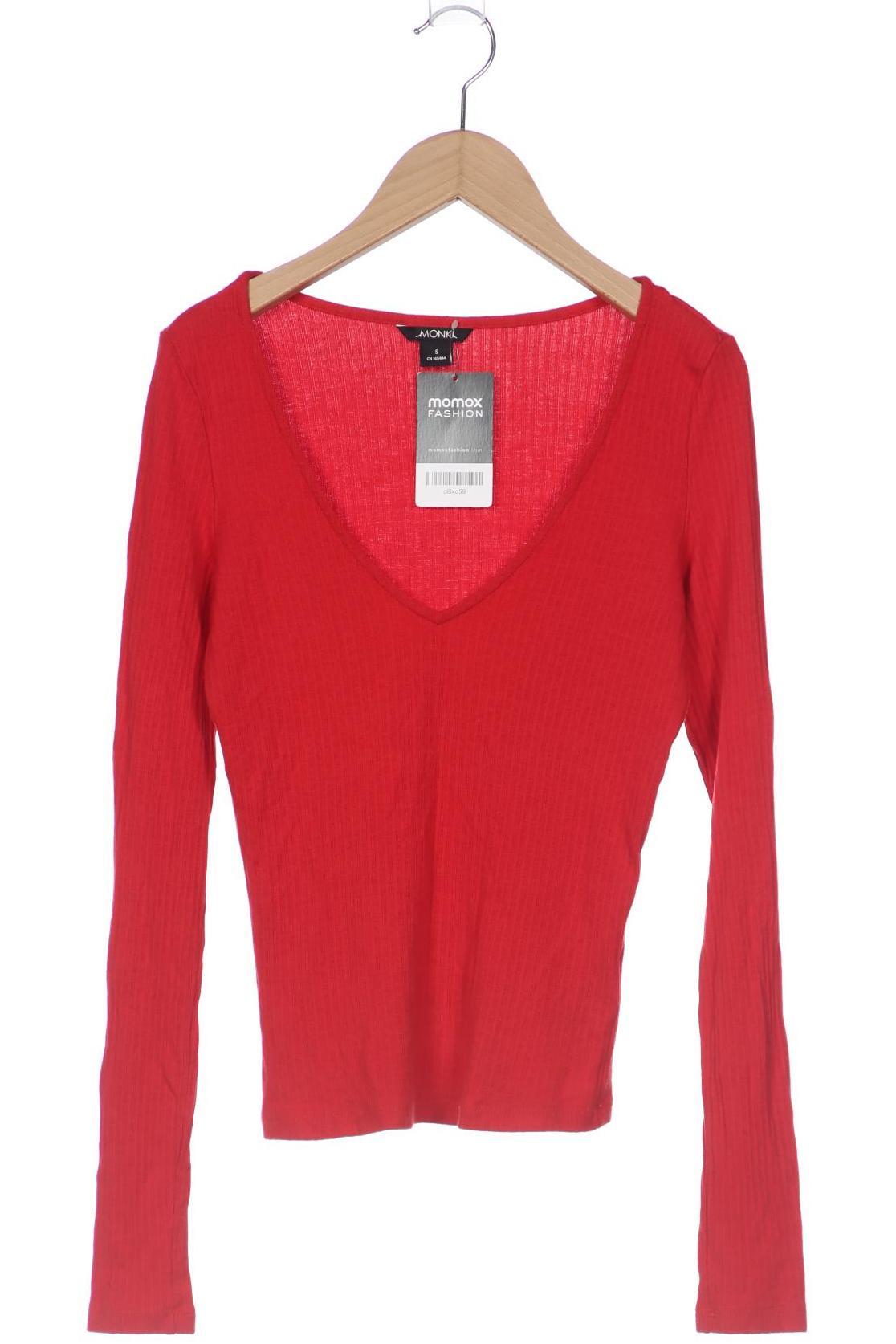 

MONKI Damen Langarmshirt, rot