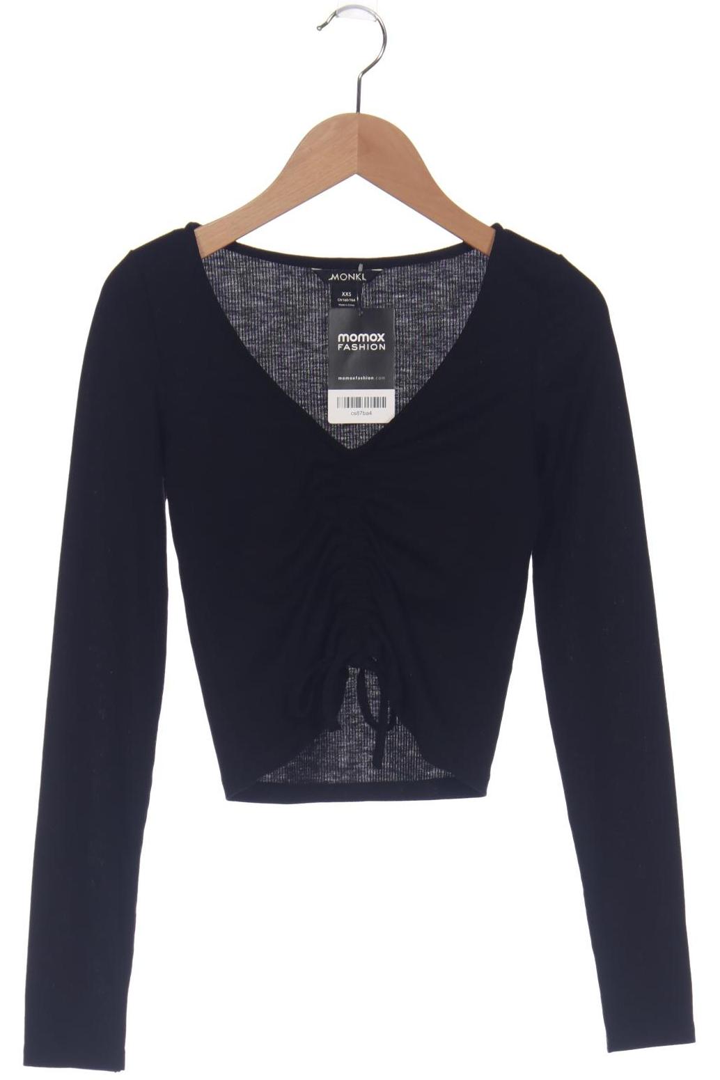 

MONKI Damen Langarmshirt, schwarz