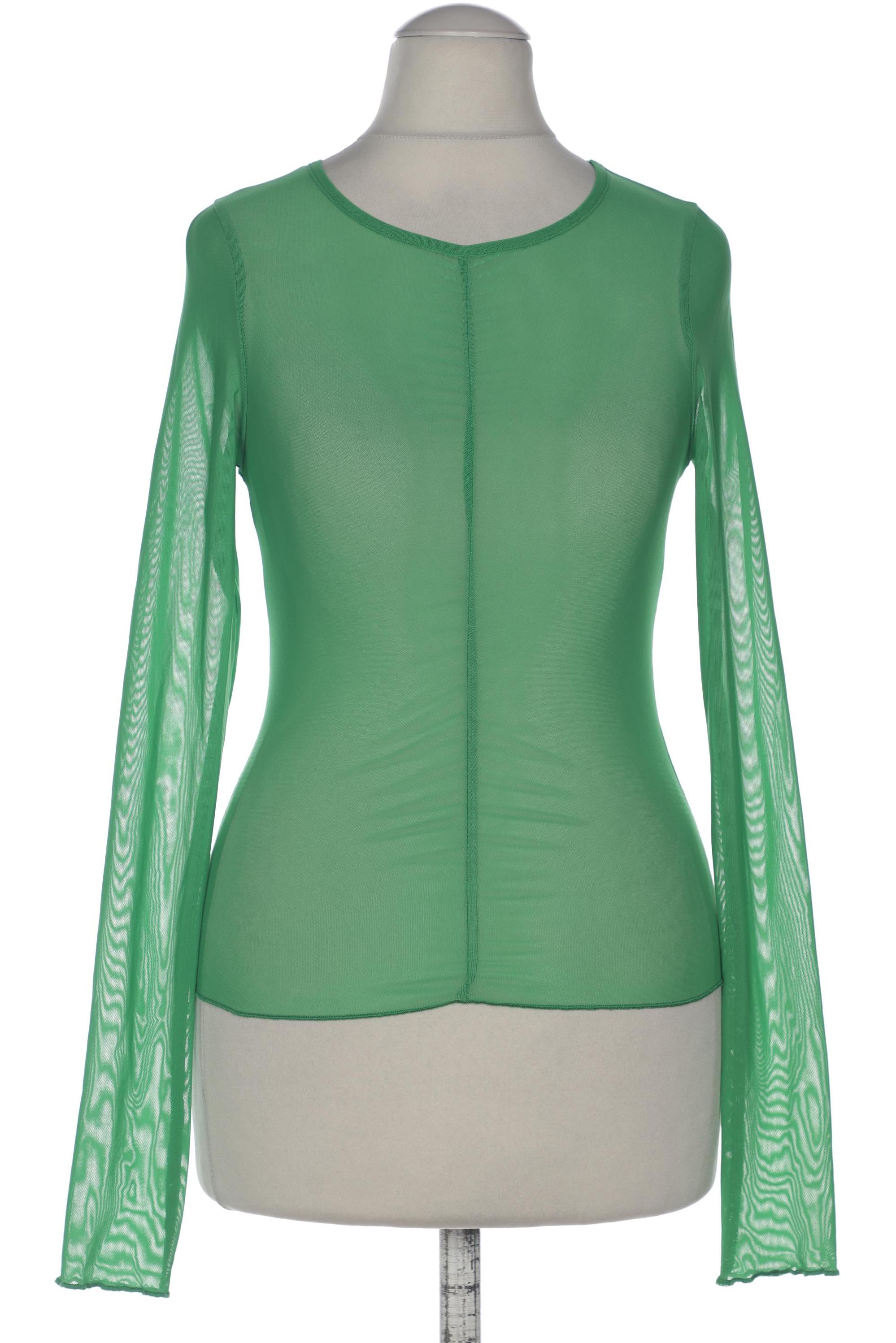 

Monki Damen Langarmshirt, grün, Gr. 32