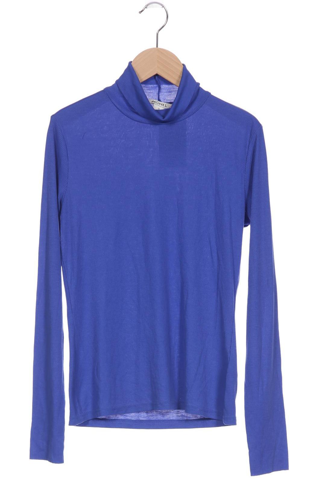 

Monki Damen Langarmshirt, blau, Gr. 38