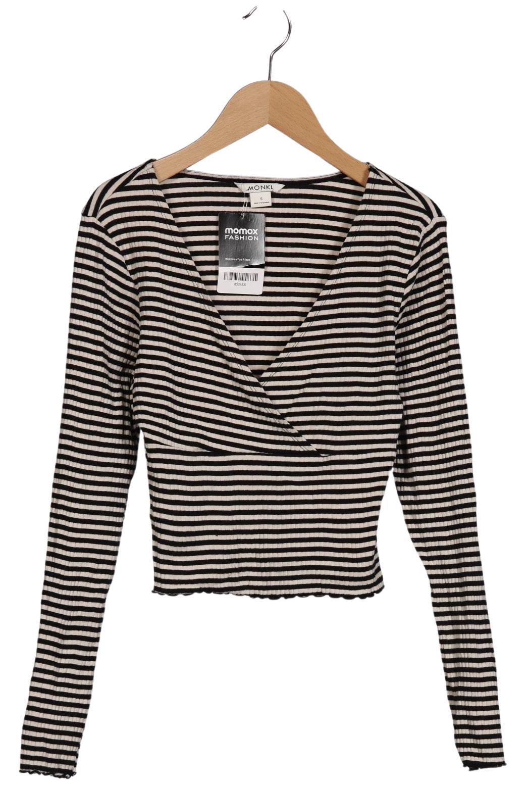

Monki Damen Langarmshirt, schwarz, Gr. 36