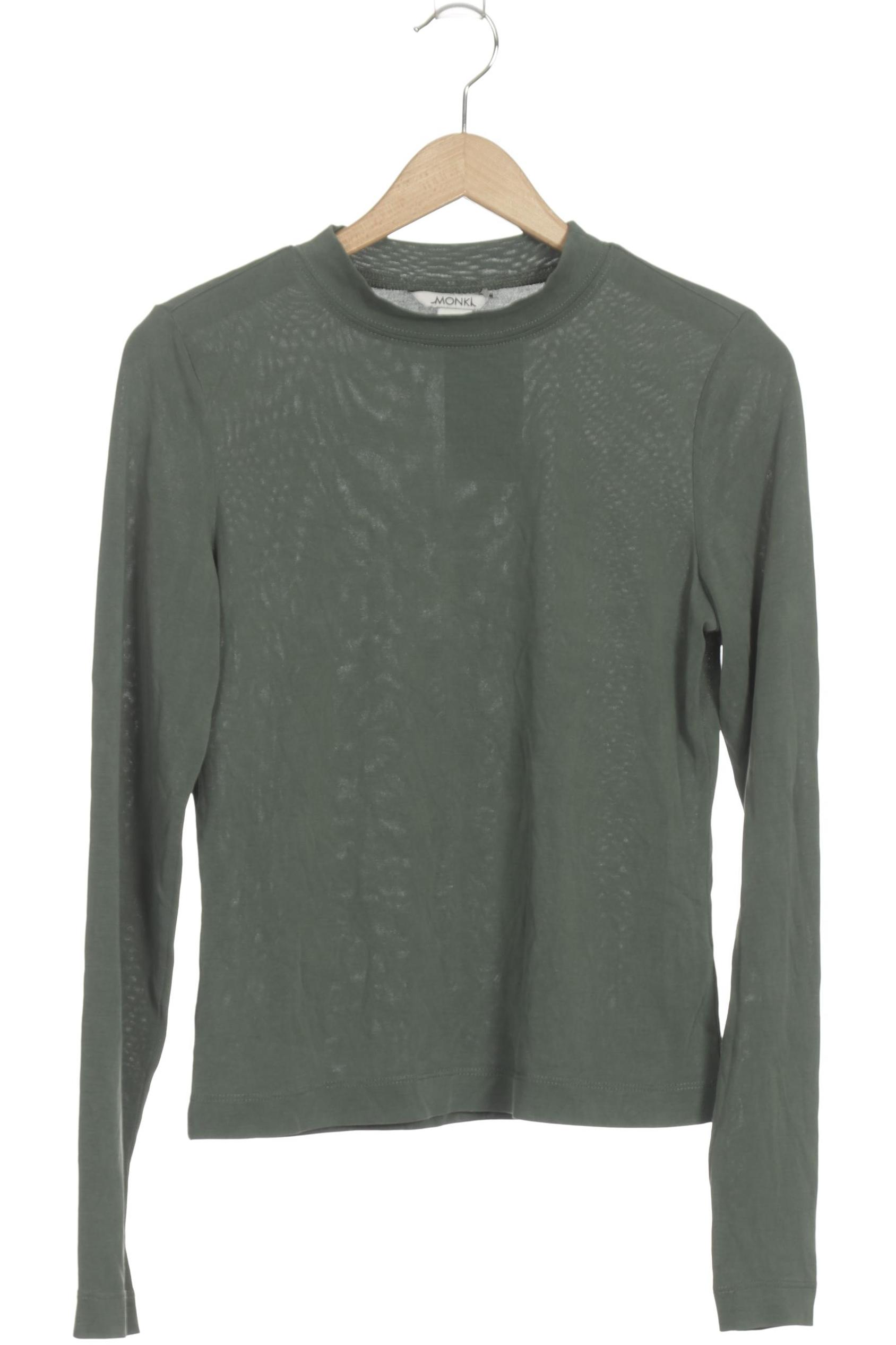 

Monki Damen Langarmshirt, grün, Gr. 36
