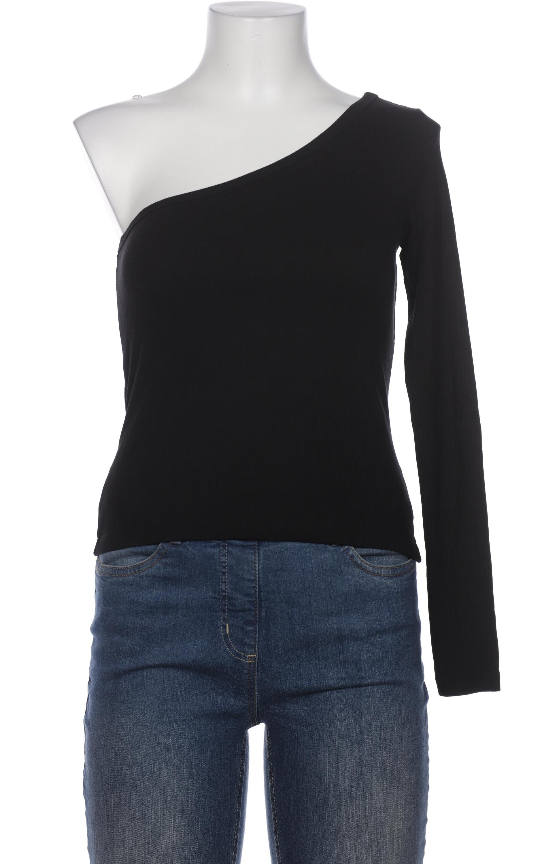 

Monki Damen Langarmshirt, schwarz, Gr. 38