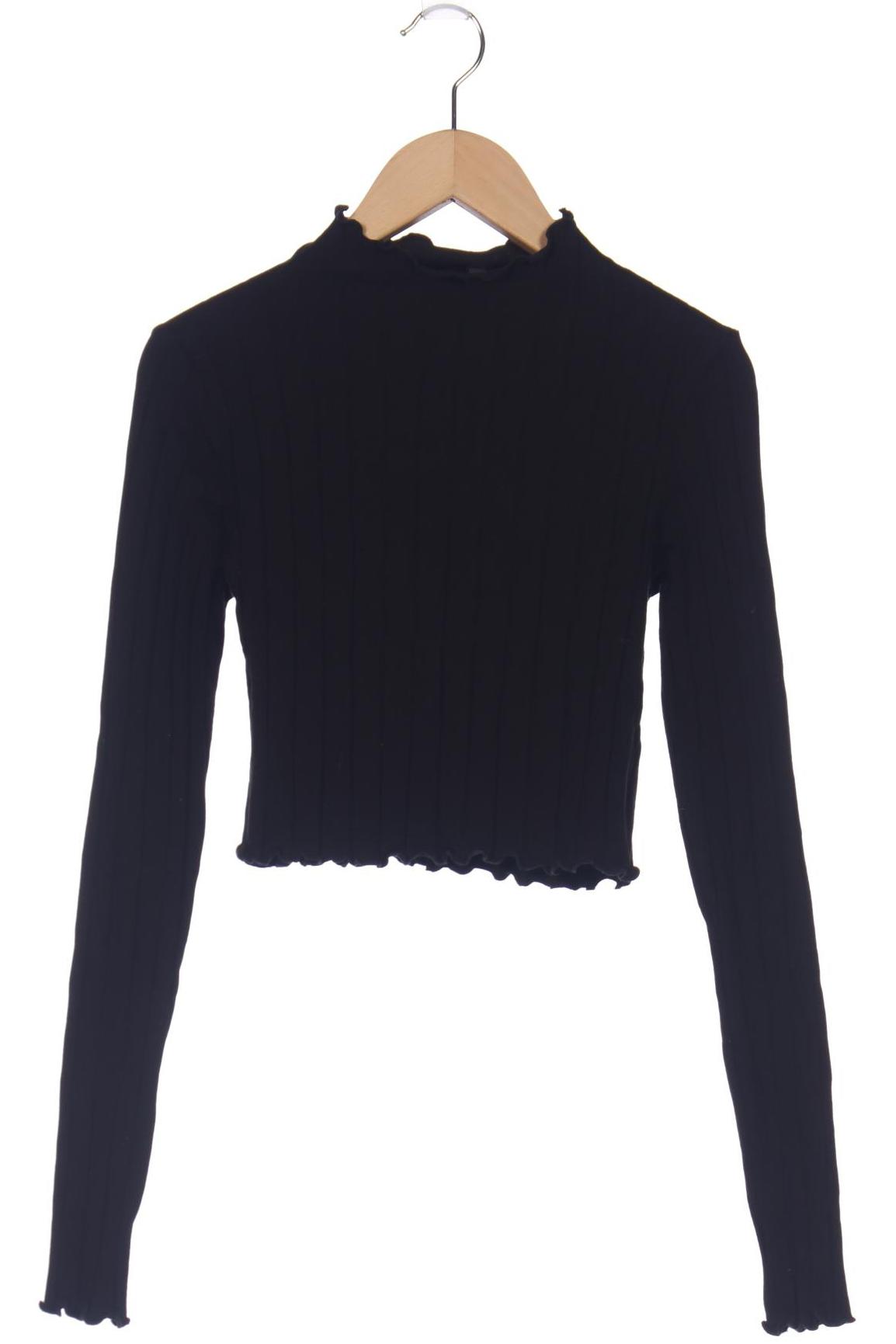 

MONKI Damen Langarmshirt, schwarz