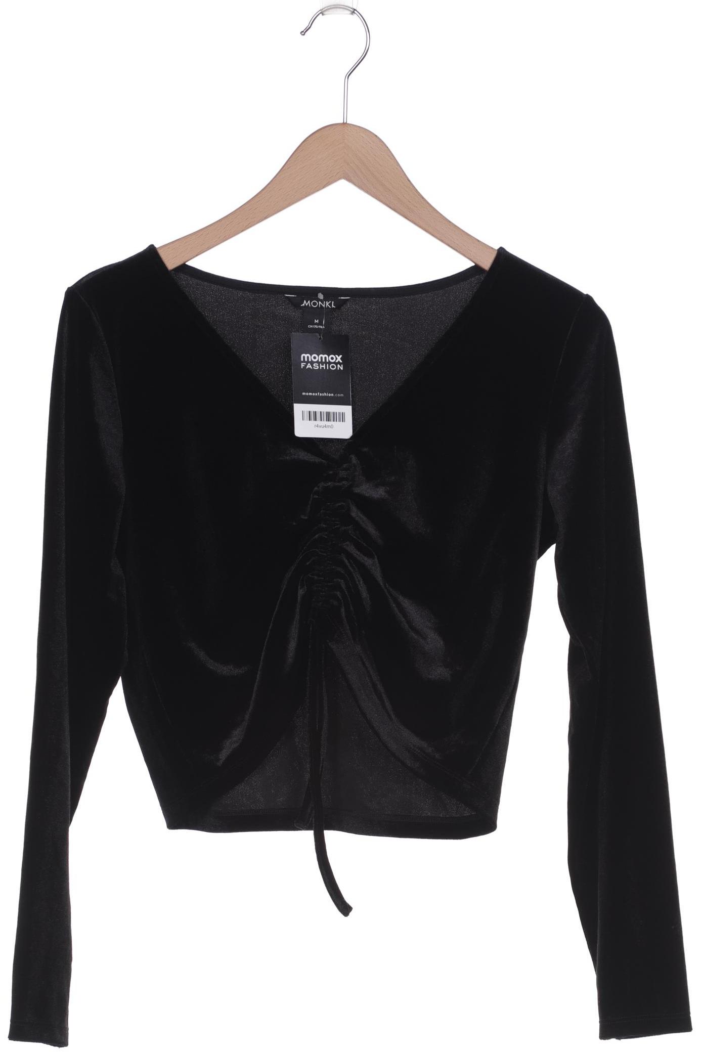 

Monki Damen Langarmshirt, schwarz, Gr. 38