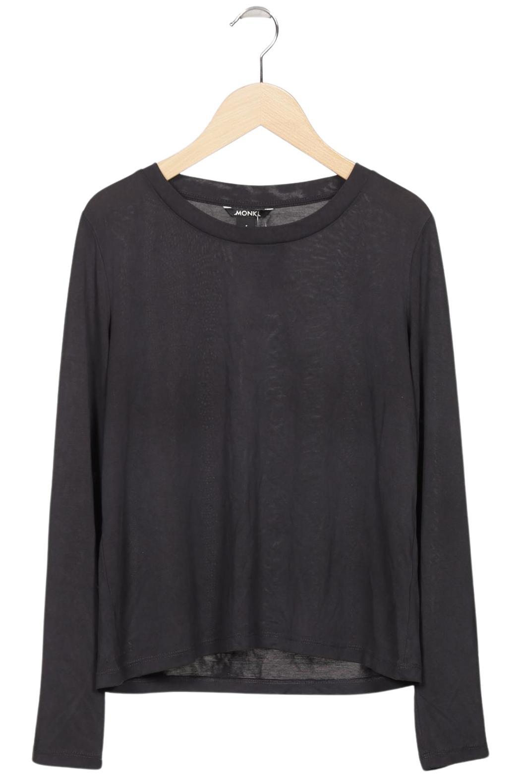 

Monki Damen Langarmshirt, grau, Gr. 36